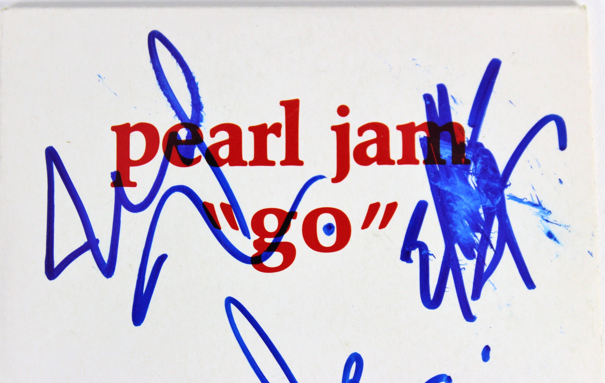 Pearl Jam (5) Vedder, McCready, Gossard +2  Signed Promo Cd Cover BAS #A85998