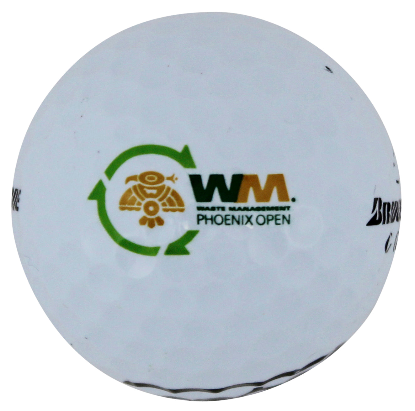 Bo Van Pelt Signed Waste Management Open Logo Bridgestone Golf Ball BAS #AC33588