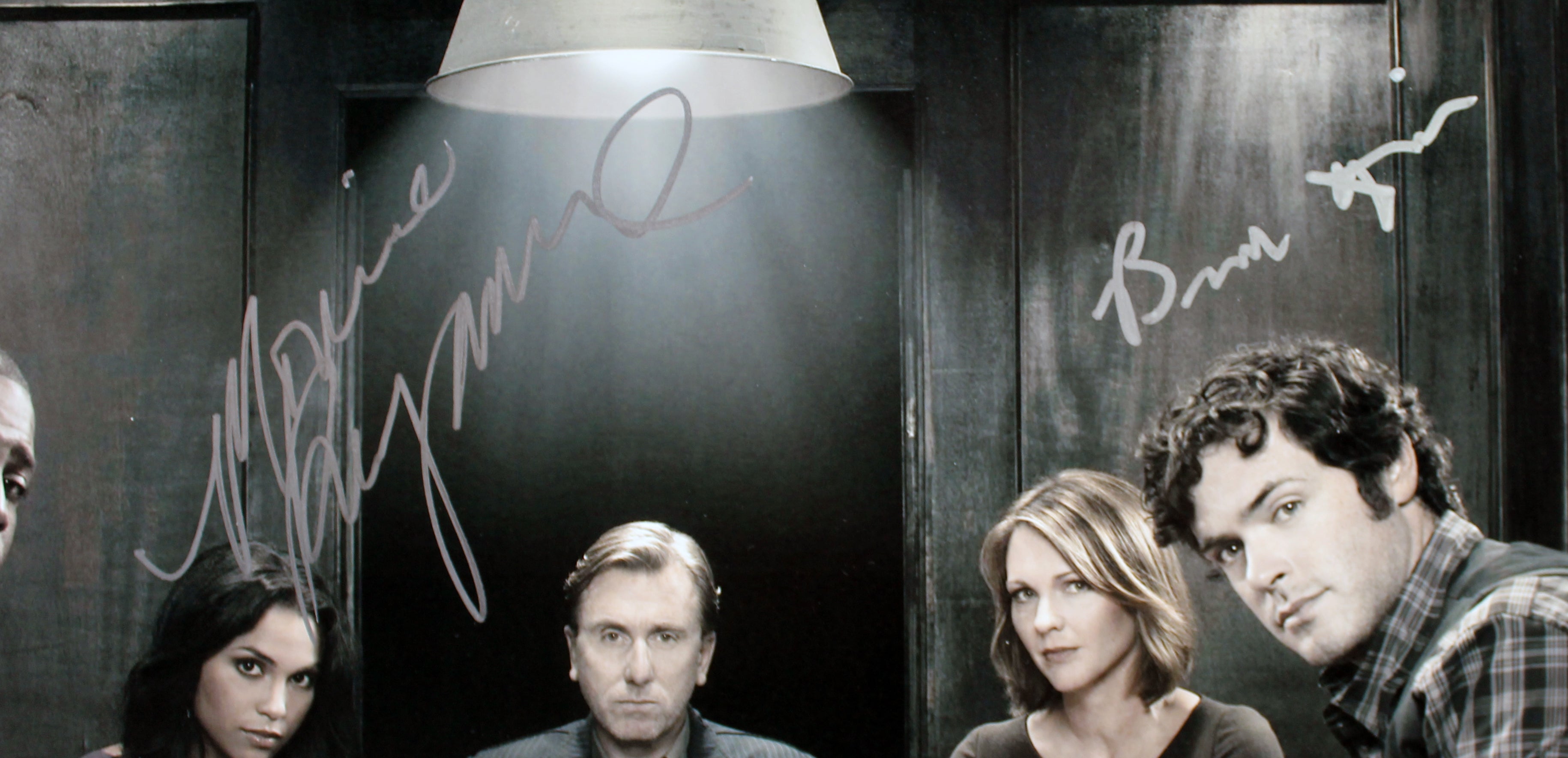 Lie To Me (2) Raymond & Hines Authentic Signed 12x18 Photo BAS #BA75432