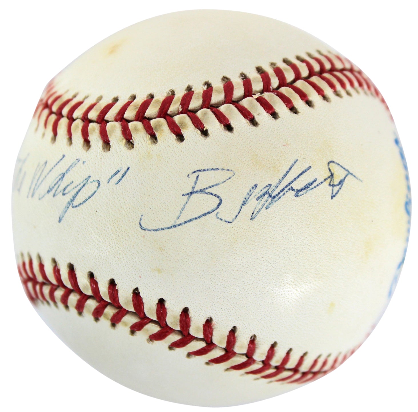 Warren "The Whip" Buffett Authentic Signed Bobby Brown Oal Baseball BAS #A88321