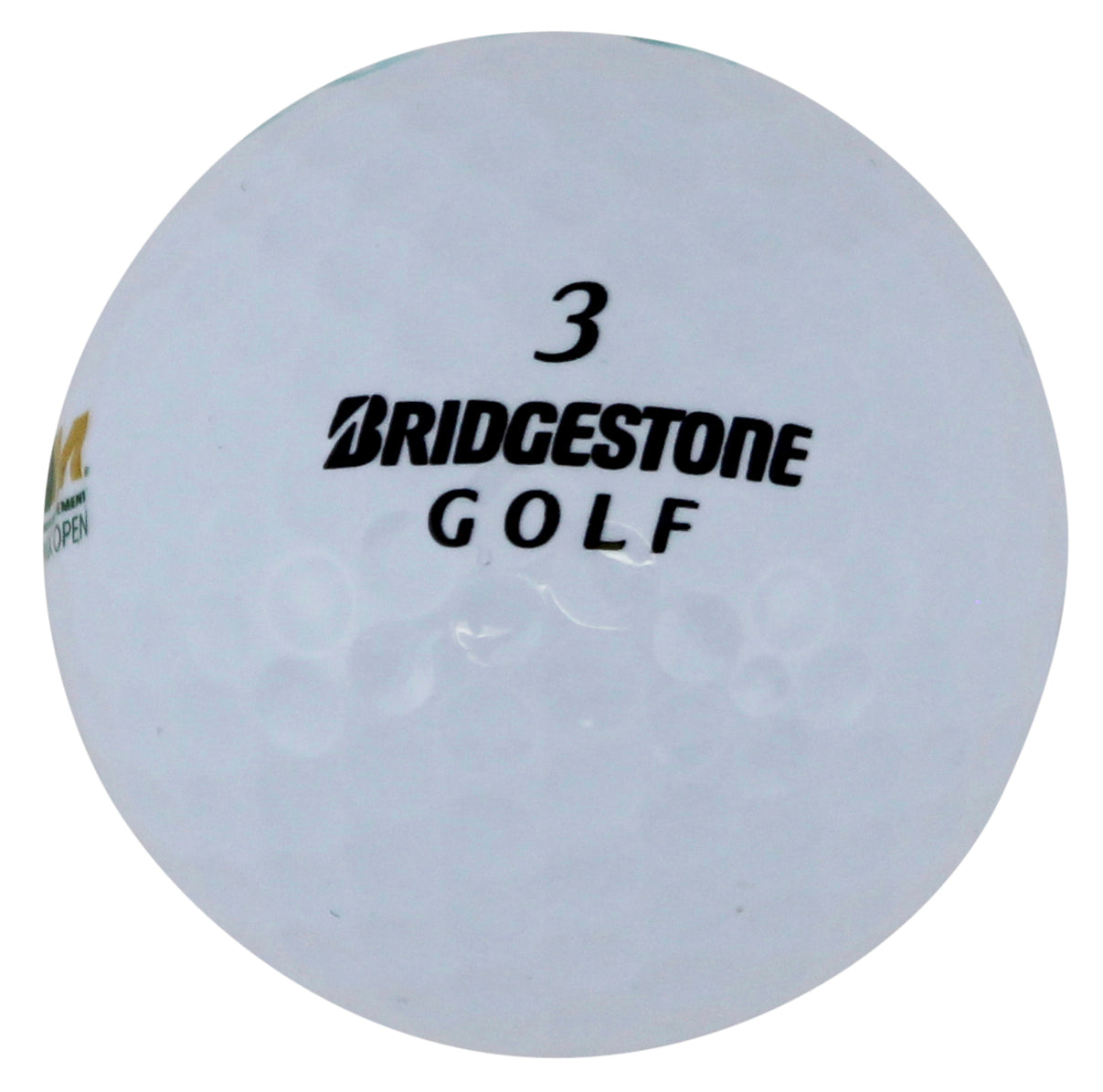 Aaron Baddley Authentic Signed Bridgestone WM Open Logo Golf Ball BAS #AC33603