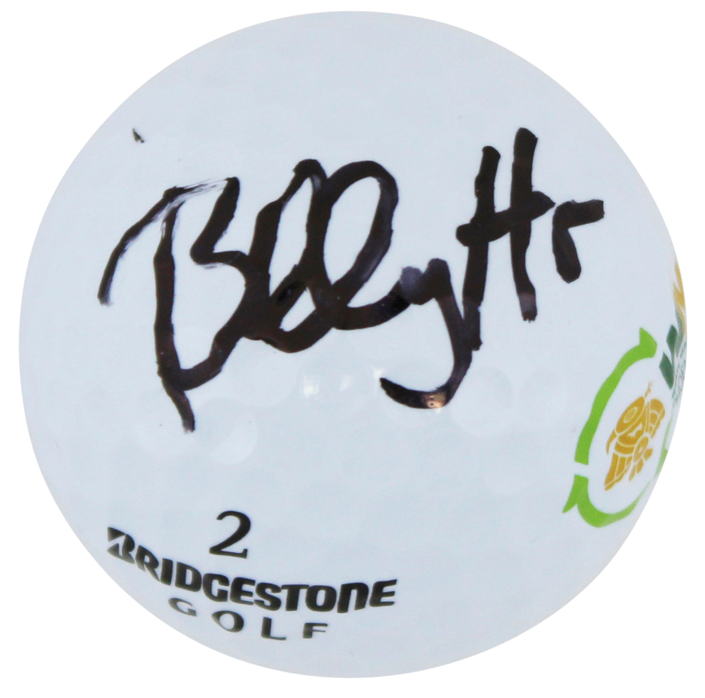 Billy Horschel Authentic Signed WM Open Logo Bridgestone Golf Ball BAS #AC33604