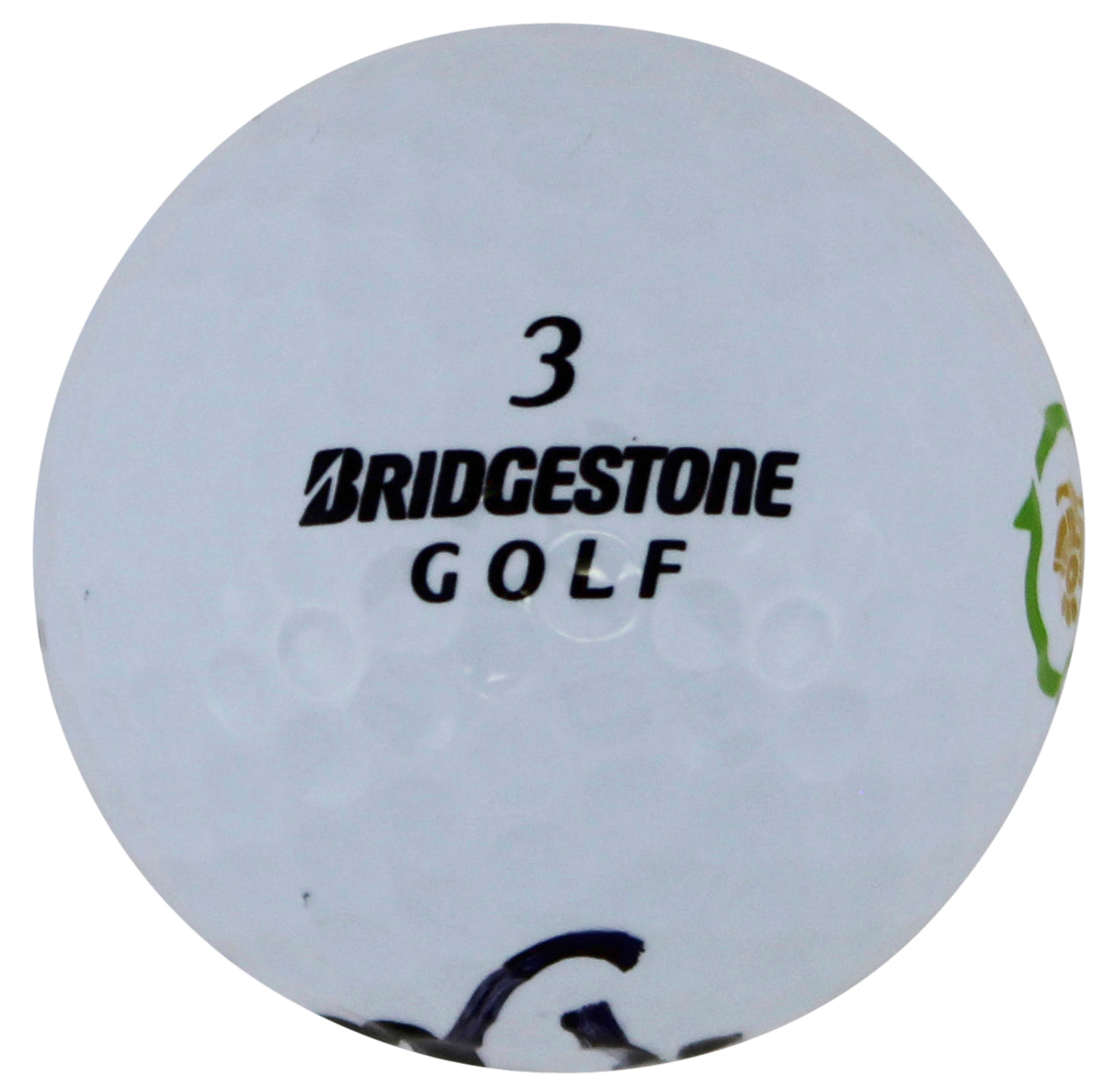 Bill Haas Authentic Signed Bridgestone WM Open Logo Golf Ball BAS #AC33608