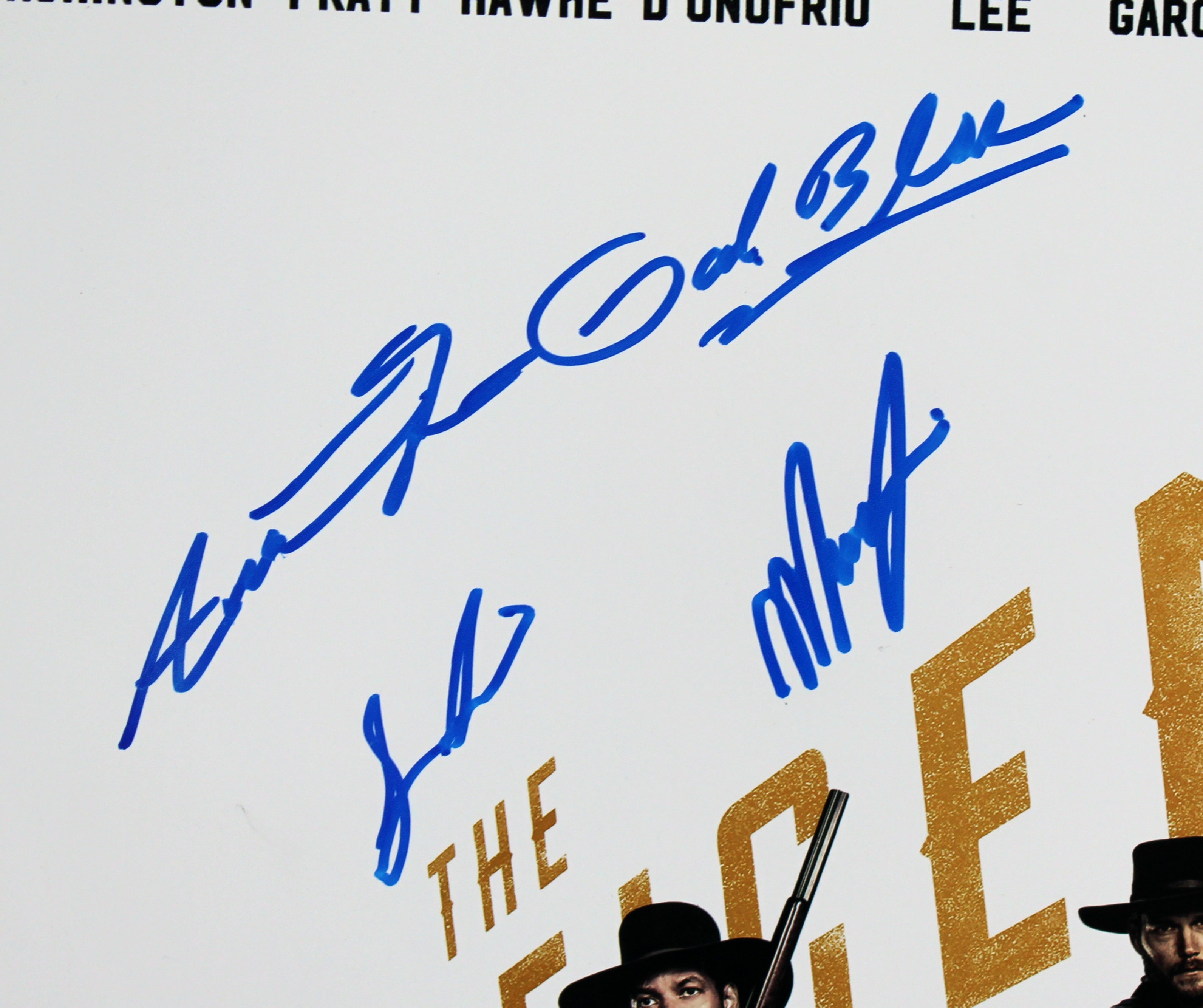 The Magnificent Seven (3) Garcia-Rulfo, Sensmeier + 1 Signed 12x18 Photo BAS