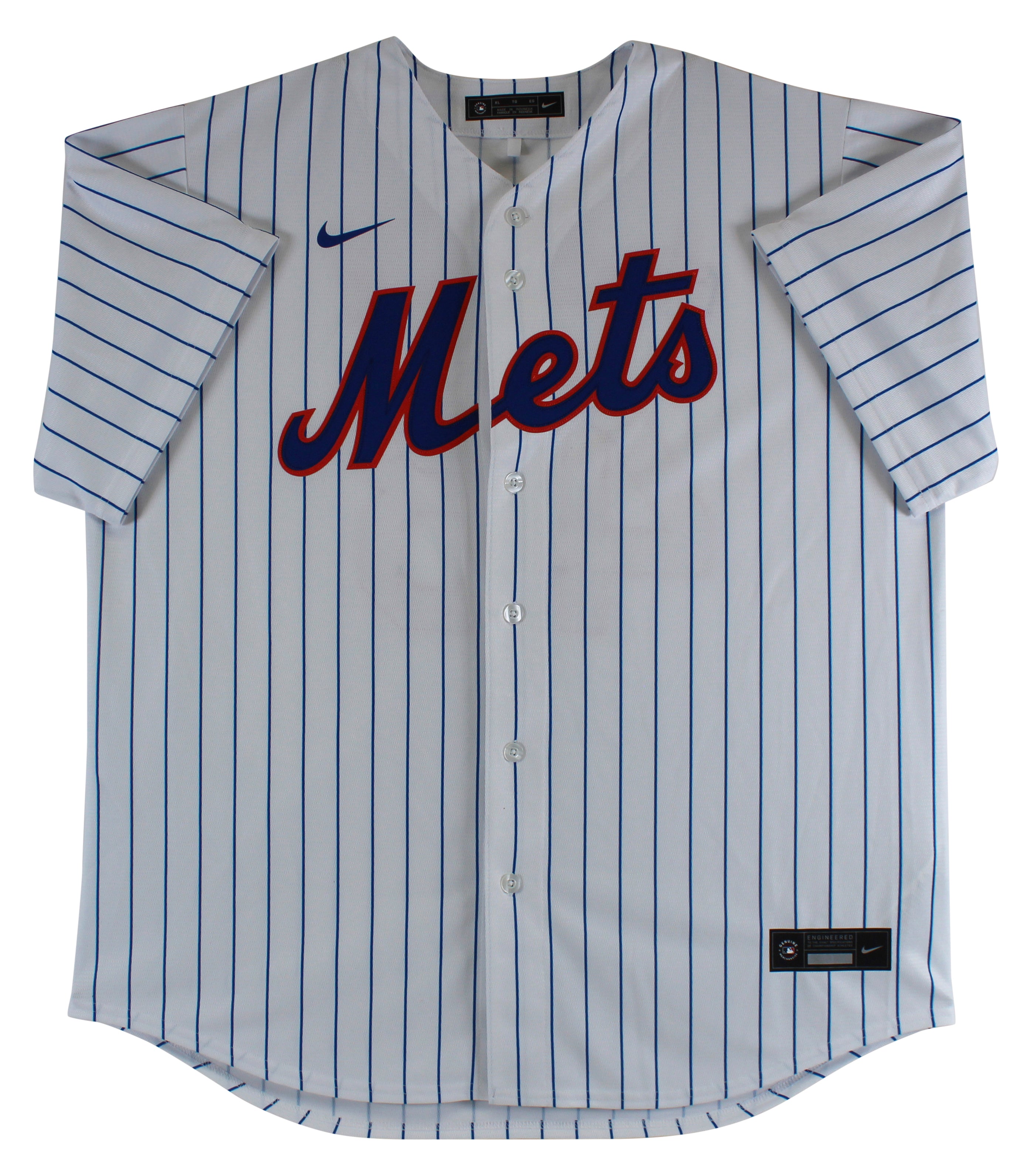 Mets Jacob deGrom Authentic Signed White Nike Jersey Autographed JSA