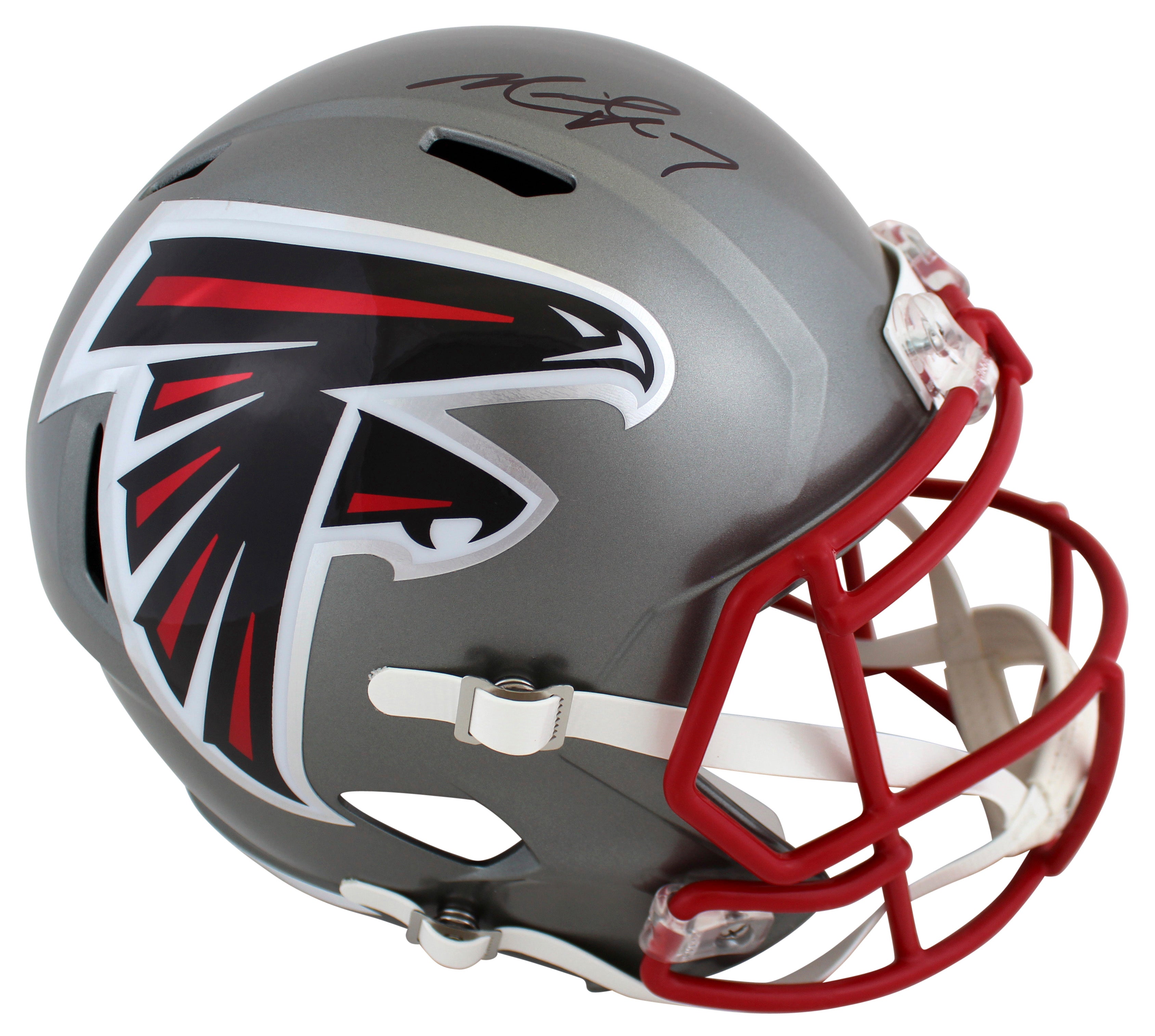 Falcons Michael Vick Authentic Signed Flash Full Size Speed Rep Helmet JSA Wit