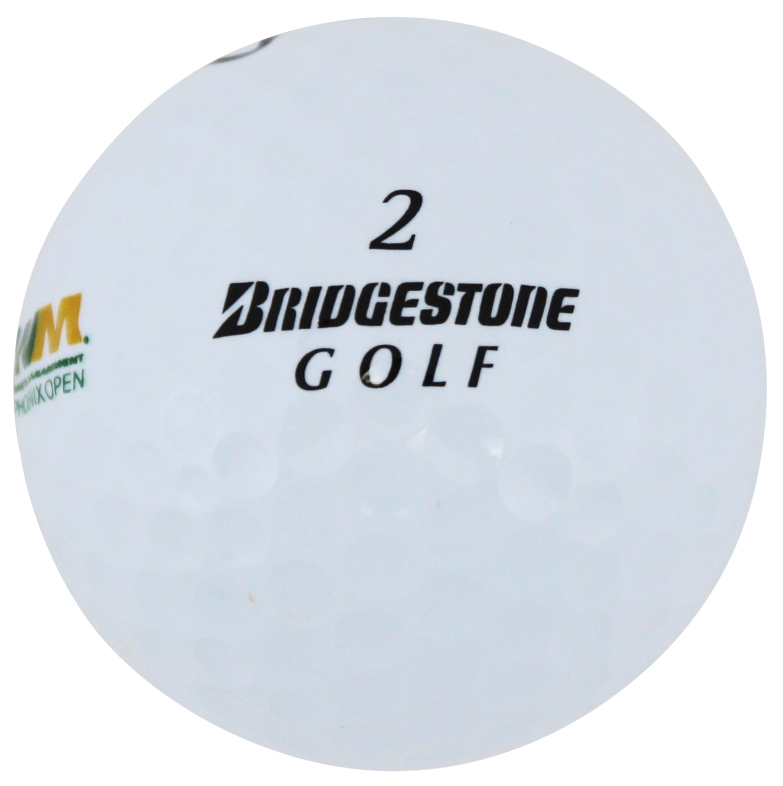 Justin Leonard Authentic Signed Bridgestone WM Open Logo Golf Ball BAS #AC33612