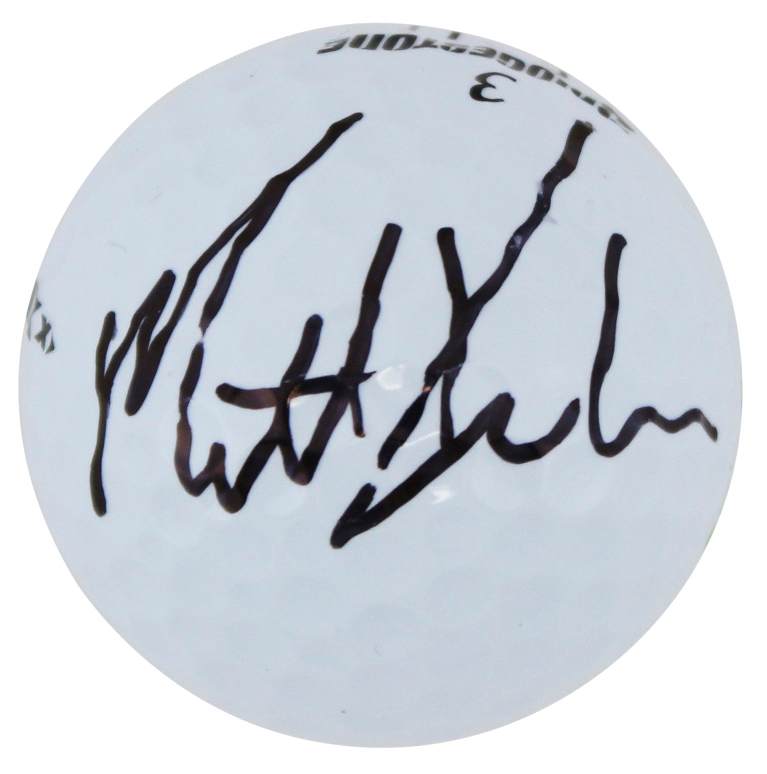 Matt Kuchar Signed Waste Management Open Logo Bridgestone Golf Ball BAS #AC33585