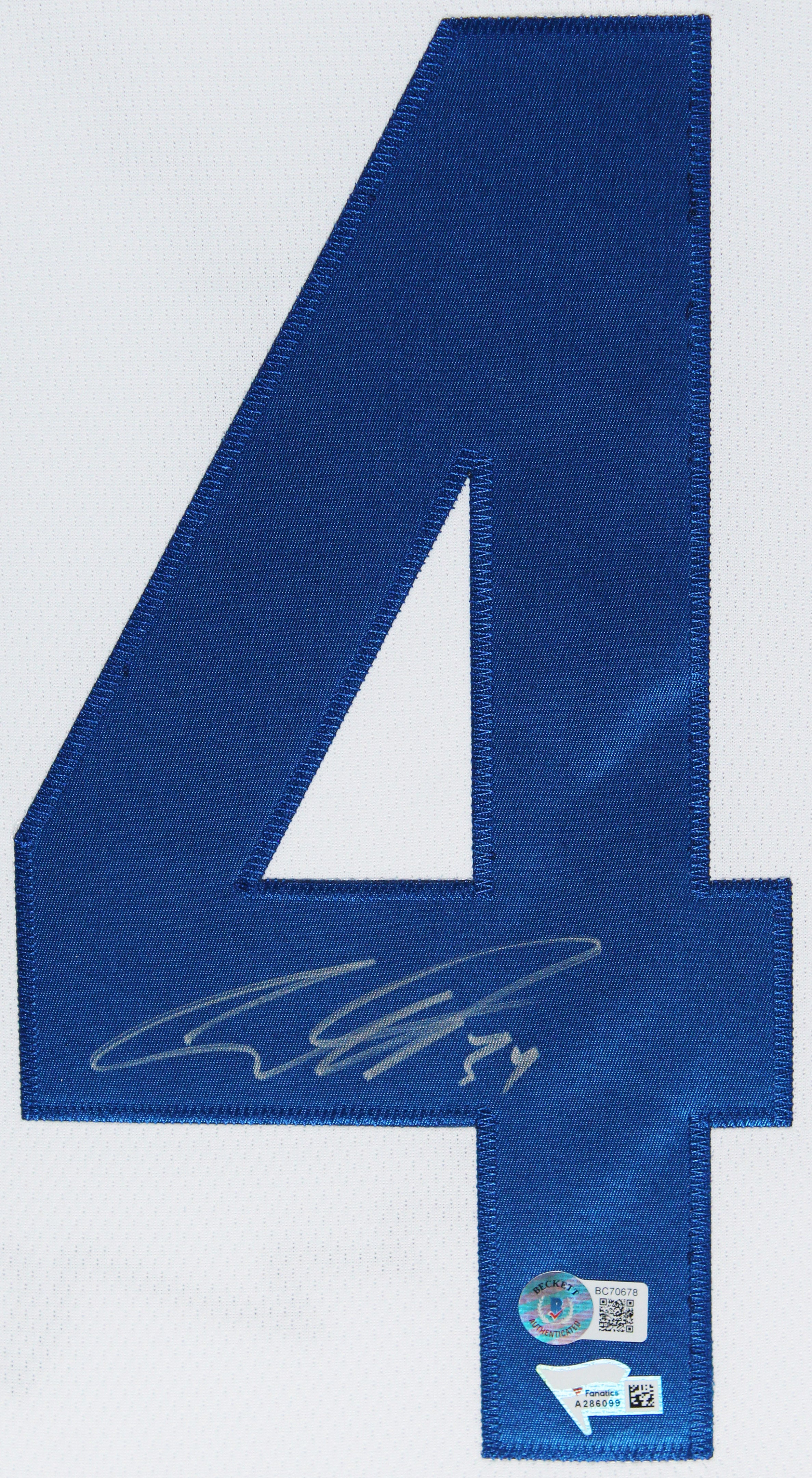 Maple Leafs Auston Matthews Signed White Fanatics Breakaway Framed Jersey BAS