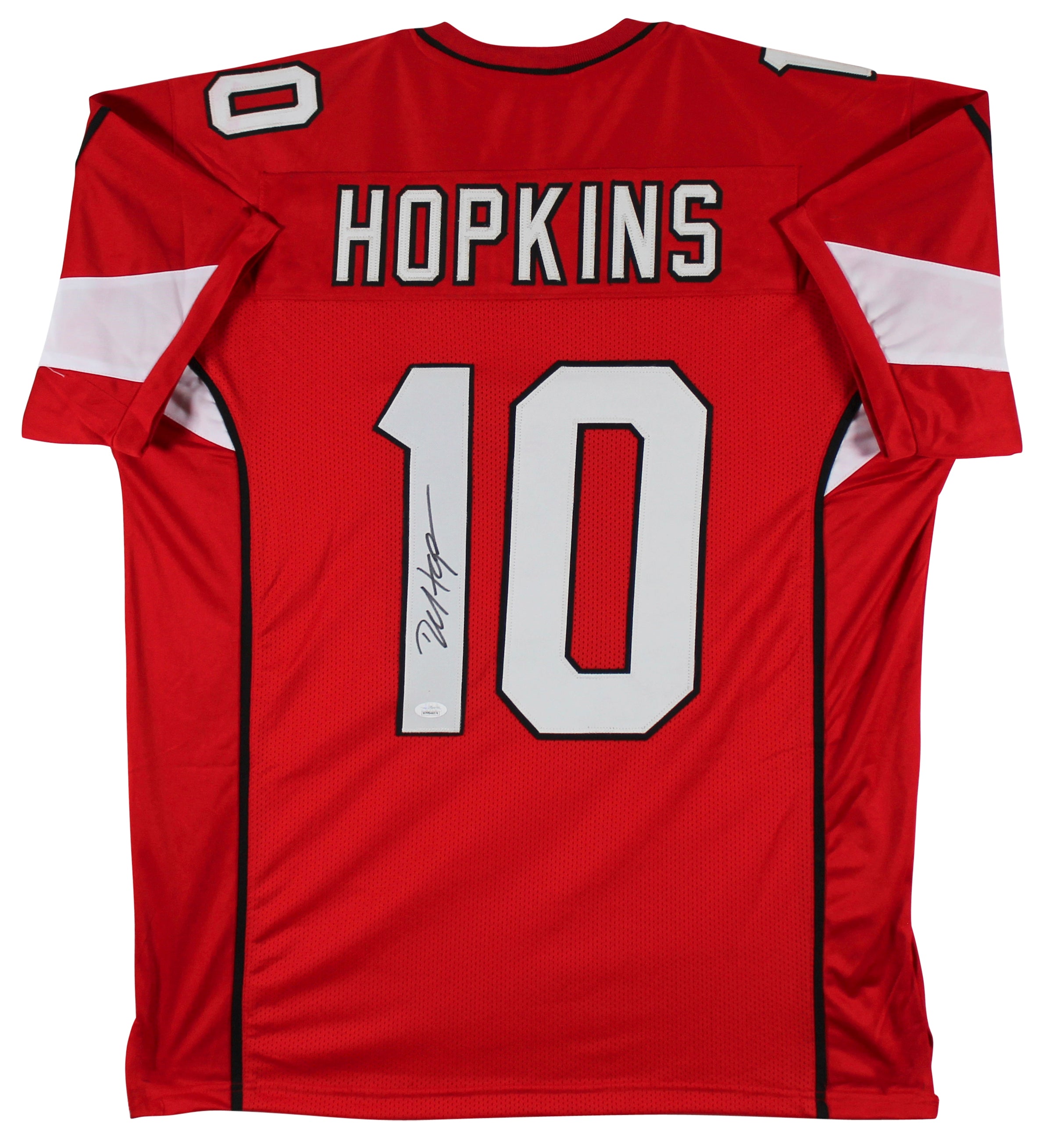 DeAndre Hopkins Authentic Signed Red Pro Style Jersey JSA Witness #WPP846974