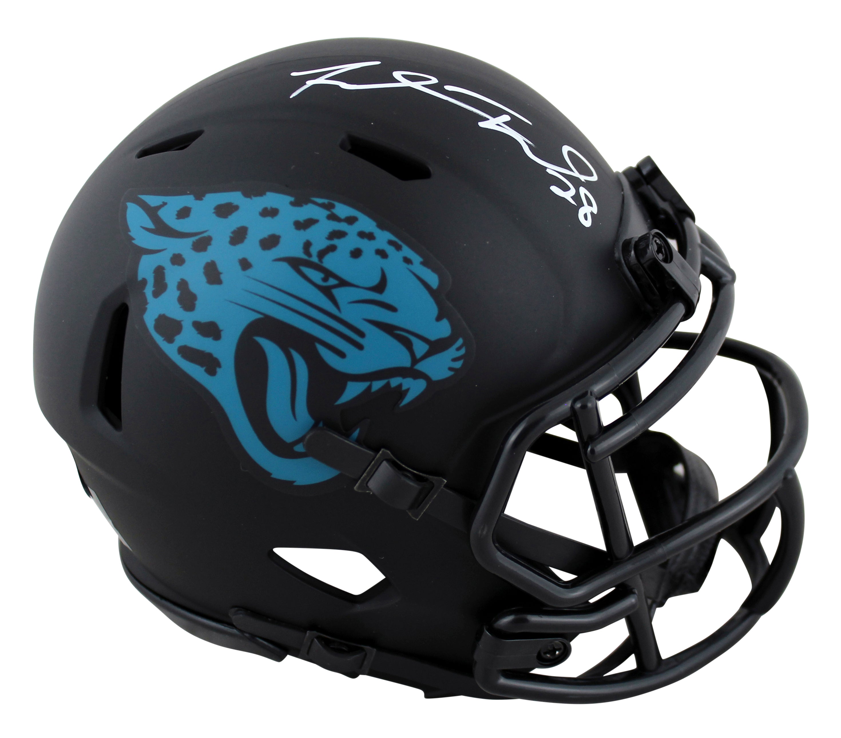 Jaguars Fred Taylor Authentic Signed Eclipse Speed Mini Helmet BAS Witnessed