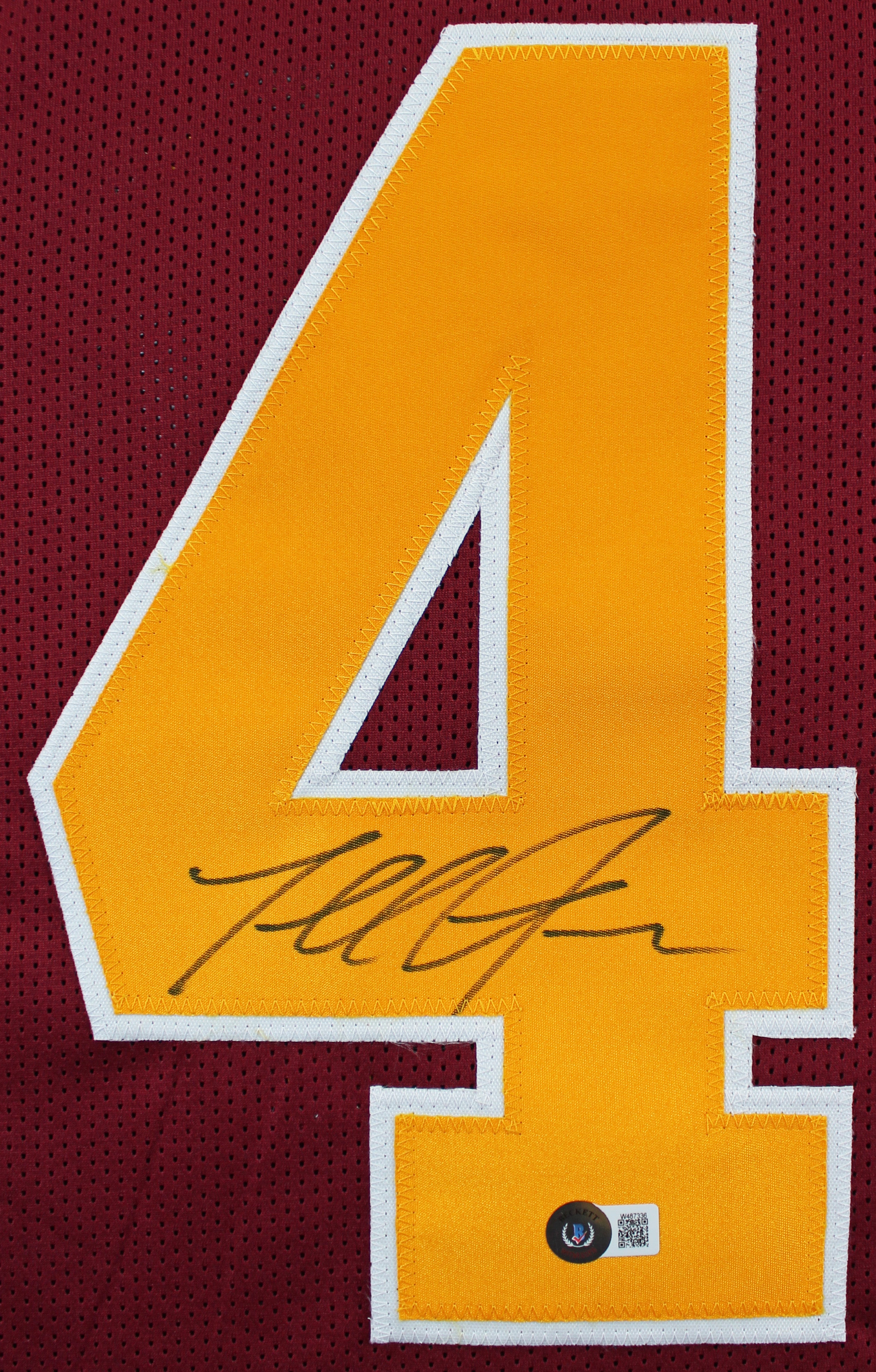 Terrell Suggs "T-Sizzle" Authentic Signed Maroon Pro Style Jersey BAS Witnessed