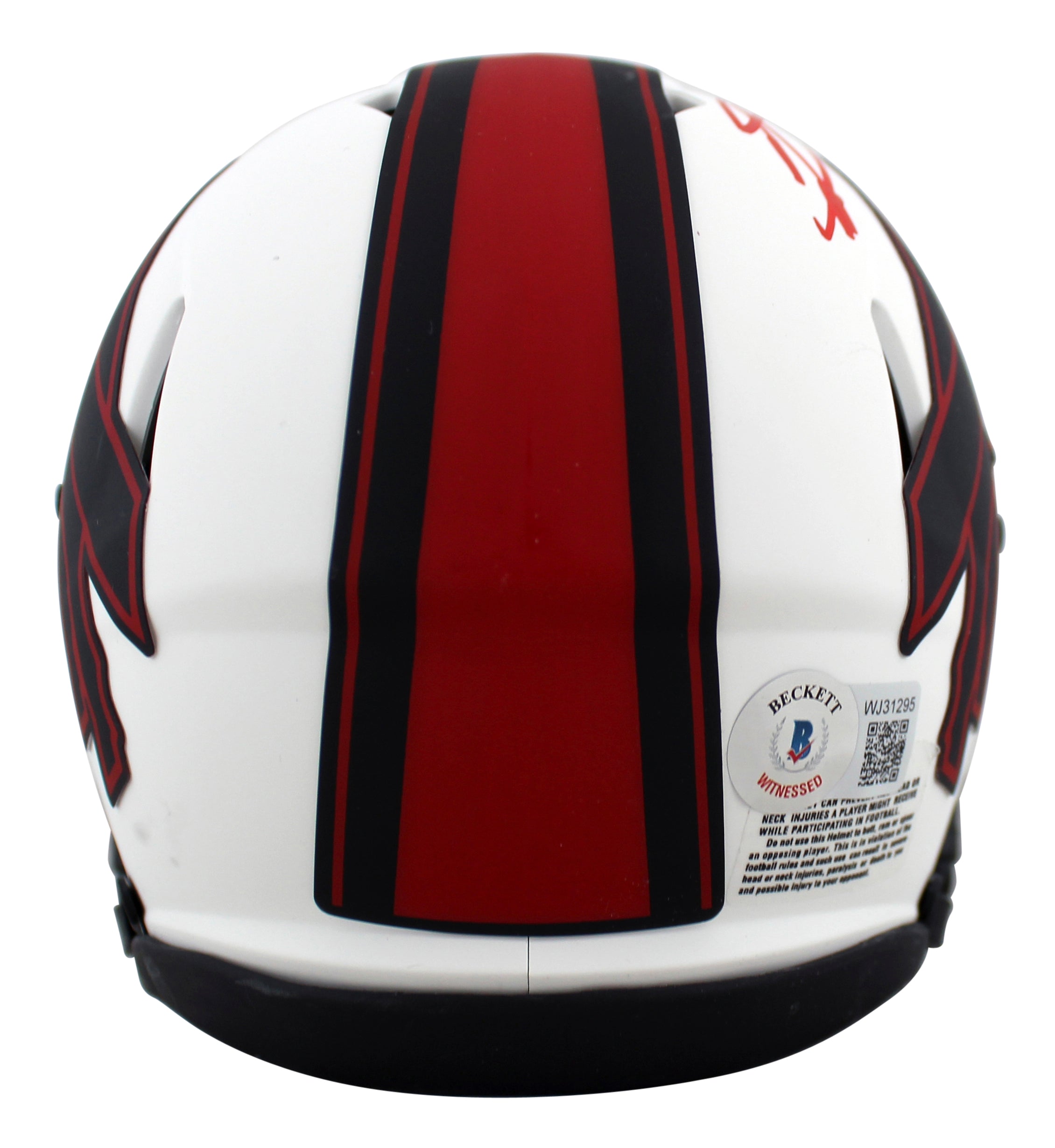 Bills Stefon Diggs Authentic Signed Lunar Speed Mini Helmet BAS Witnessed