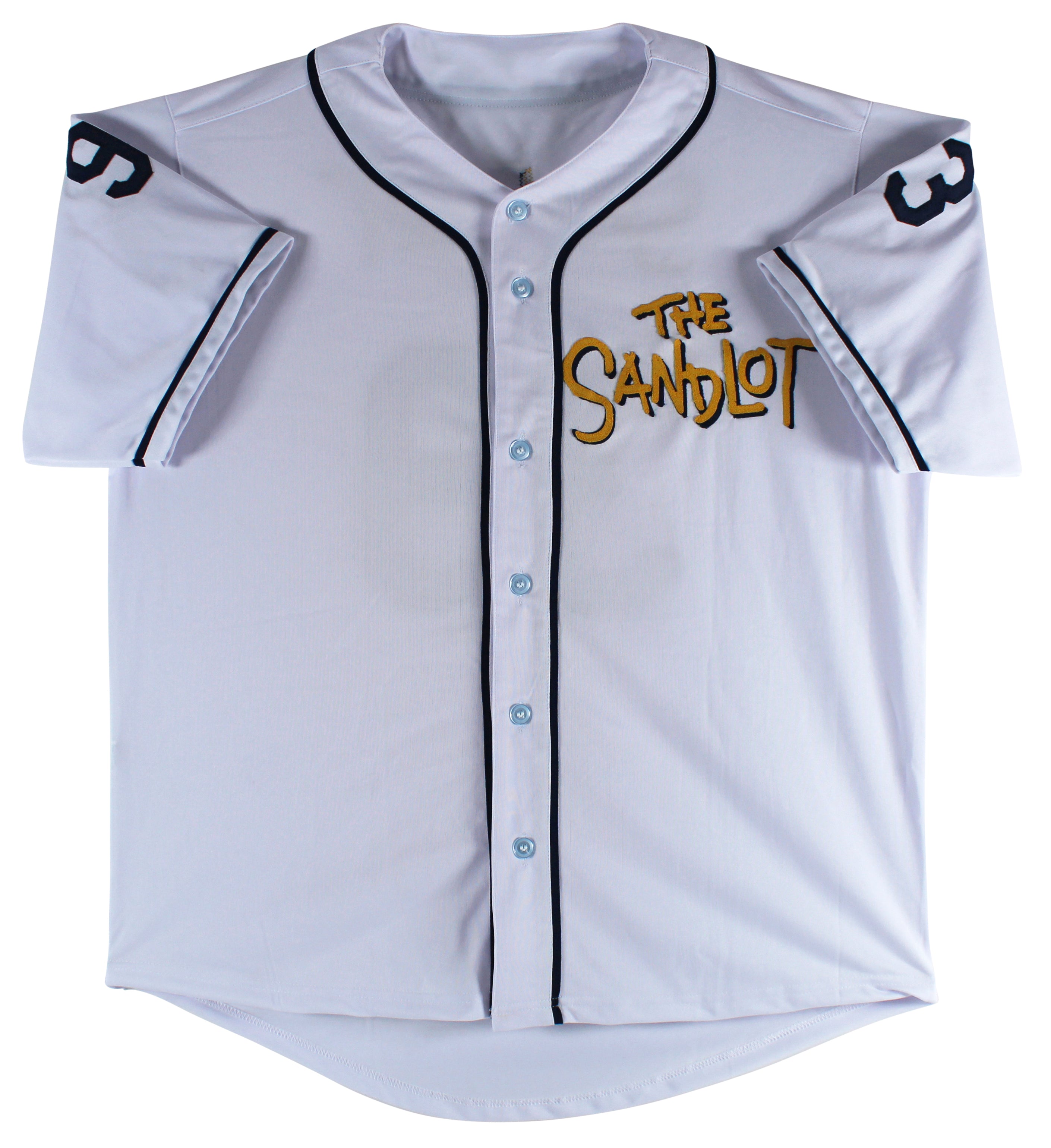 The Sandlot Cast (6) Guiry, Leopardi, York +3 Signed Jersey BAS Witness #M67180