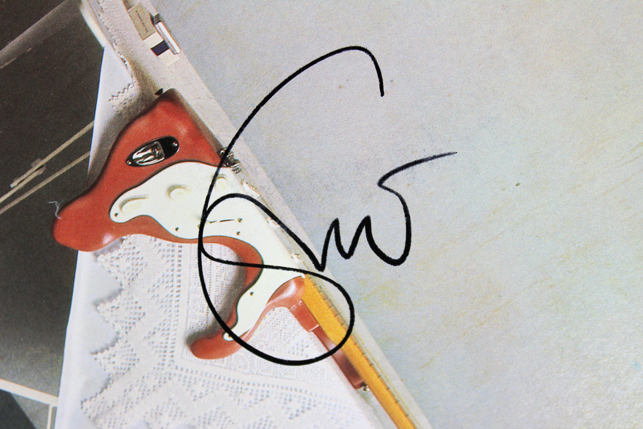 Eric Clapton Signed Money & Cigarettes Album Cover W/ Vinyl BAS #A88327