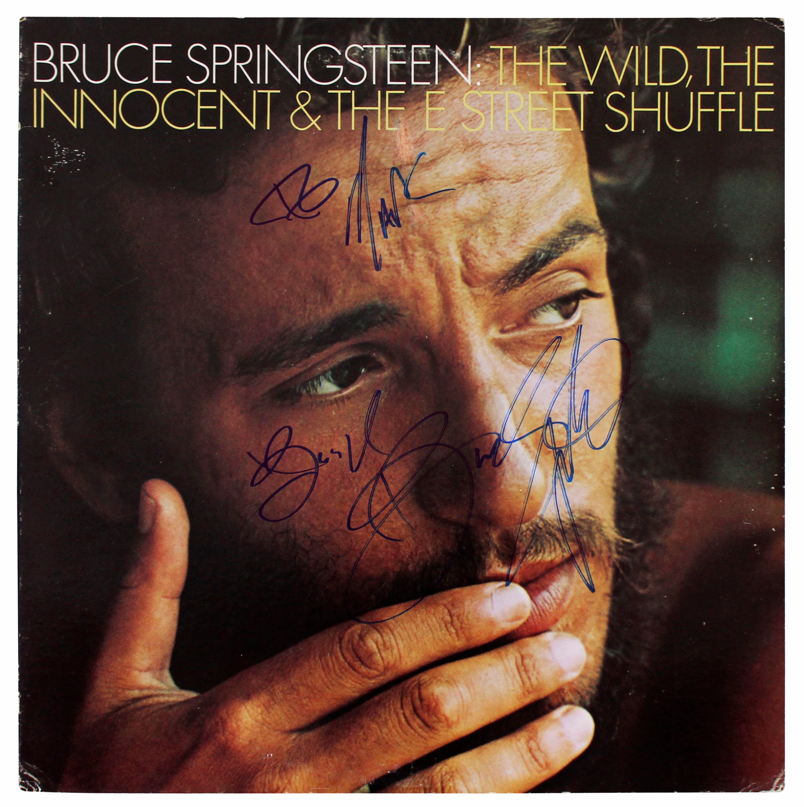 Bruce Springsteen "To Marc" Authentic Signed Album Cover W/ Vinyl BAS #AC84209