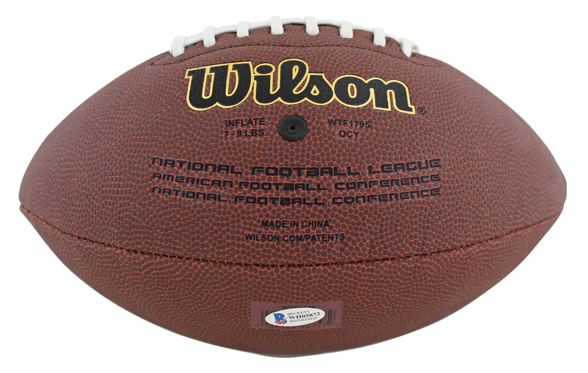Bengals Tee Higgins Authentic Signed Super Grip Nfl Football BAS Witnessed