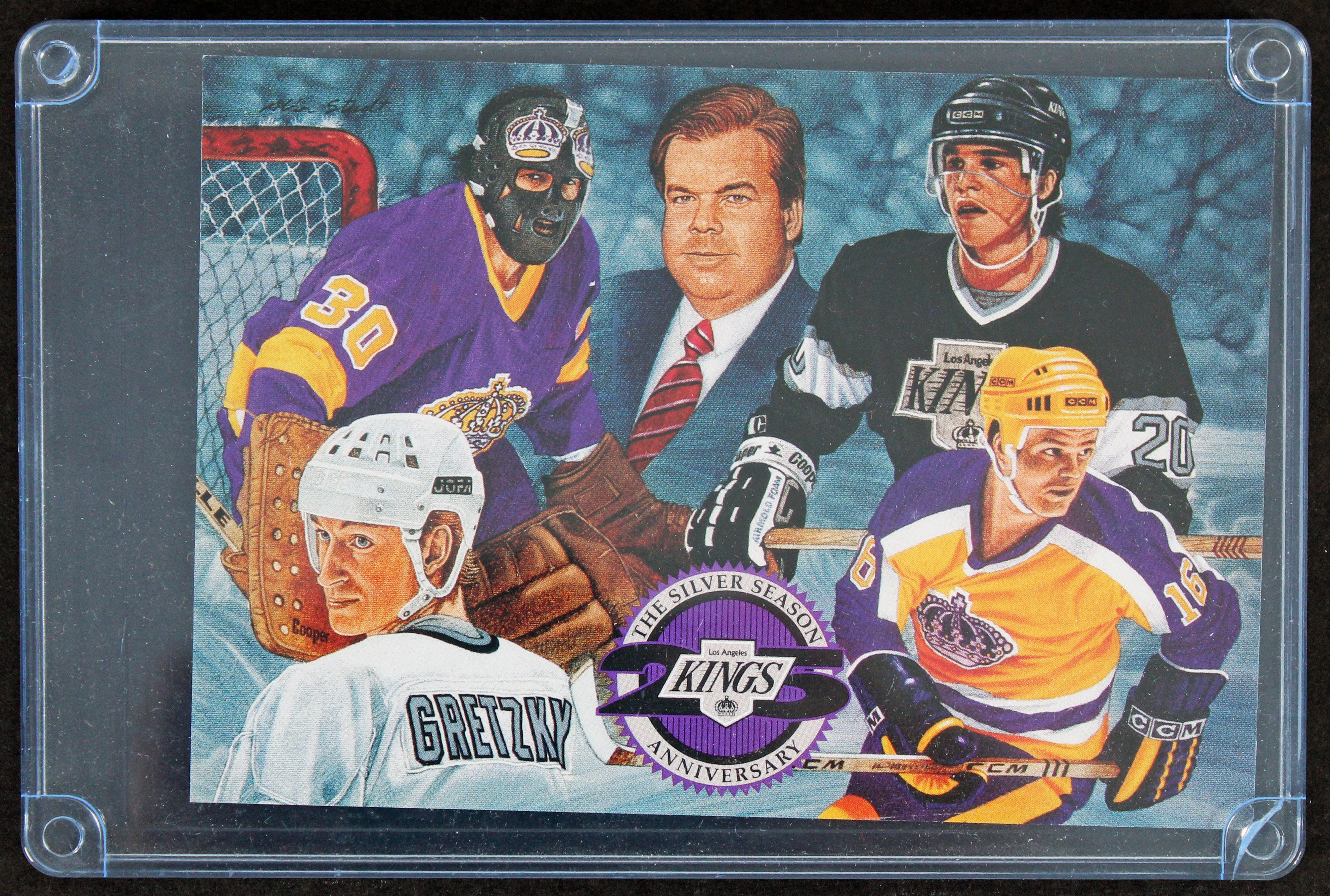 1991 Upper Deck Los Angeles Kings Silver Season Anniversary LE #0780/7000 Card