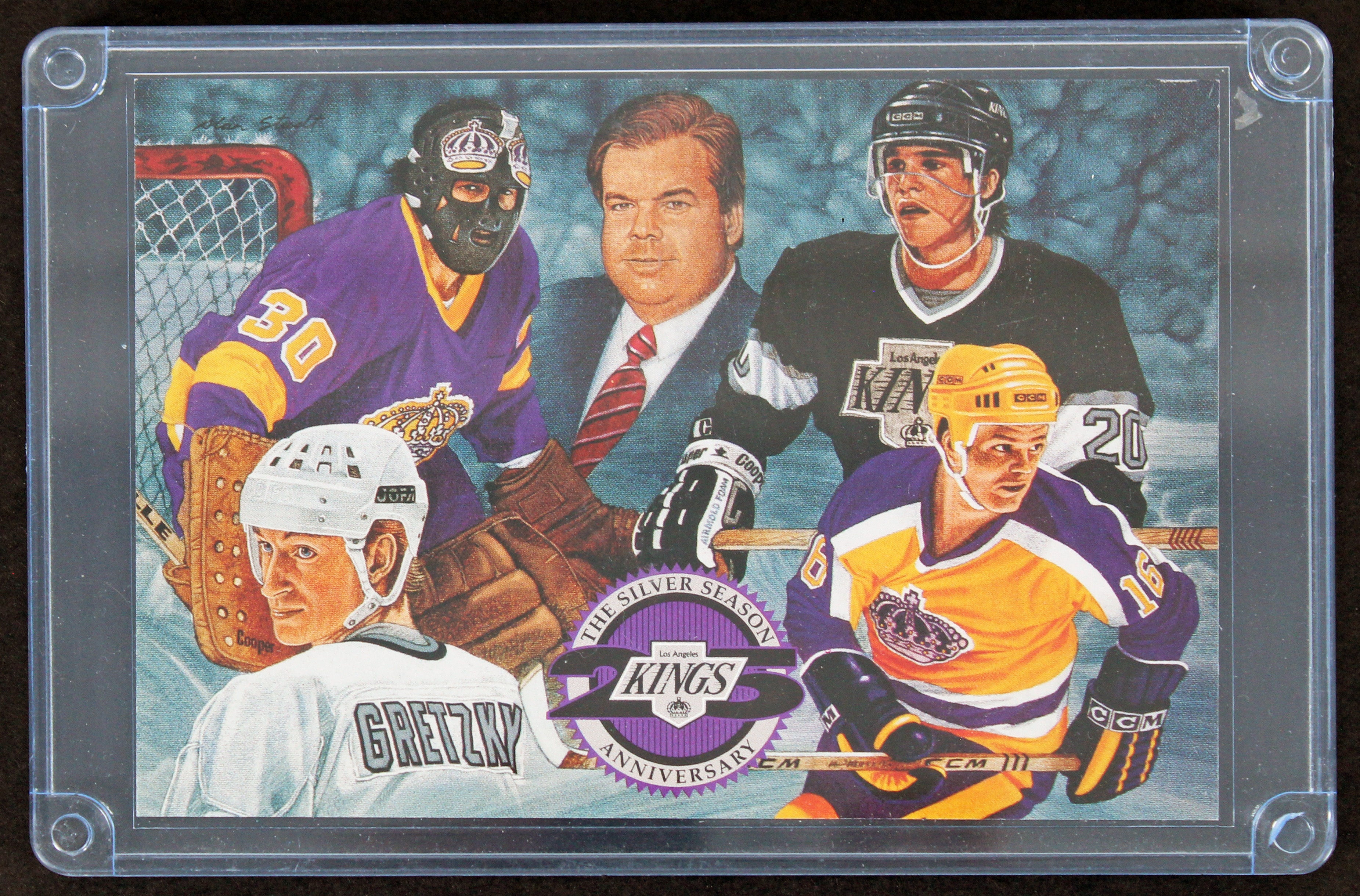 1991 Upper Deck Los Angeles Kings Silver Season Anniversary LE #0777/7000 Card