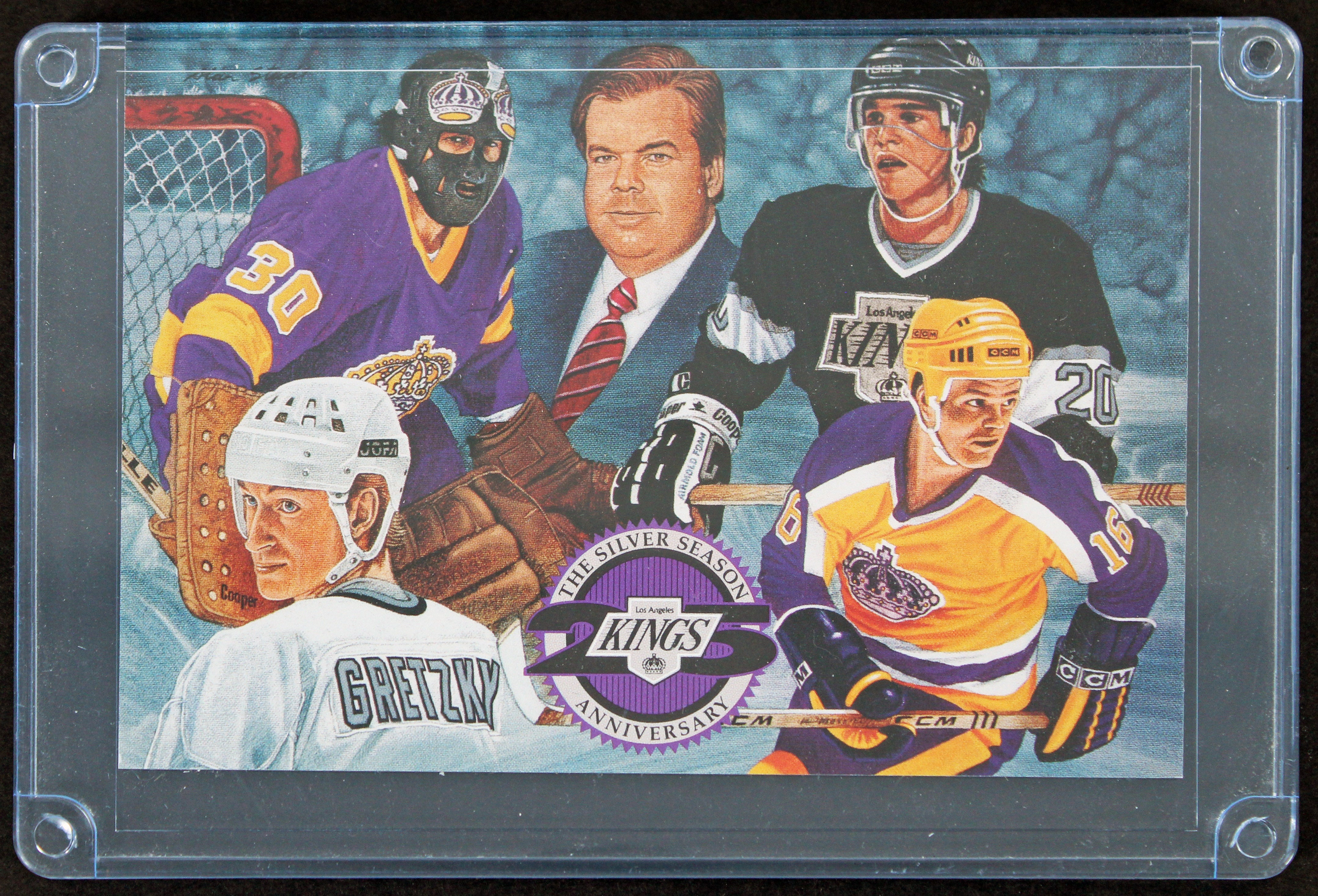 1991 Upper Deck Los Angeles Kings Silver Season Anniversary LE #1690/7000 Card