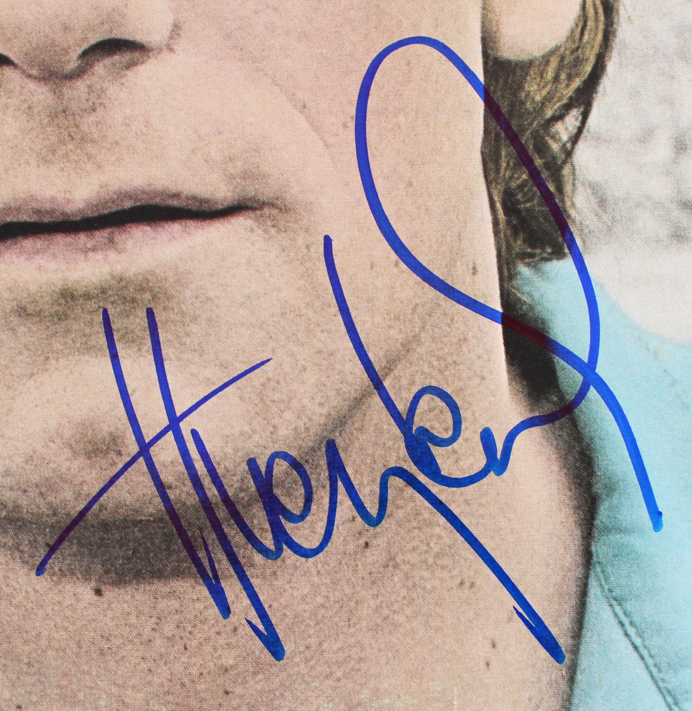 Huey Lewis Authentic Signed Picture This Album Cover Autographed BAS #BF88113
