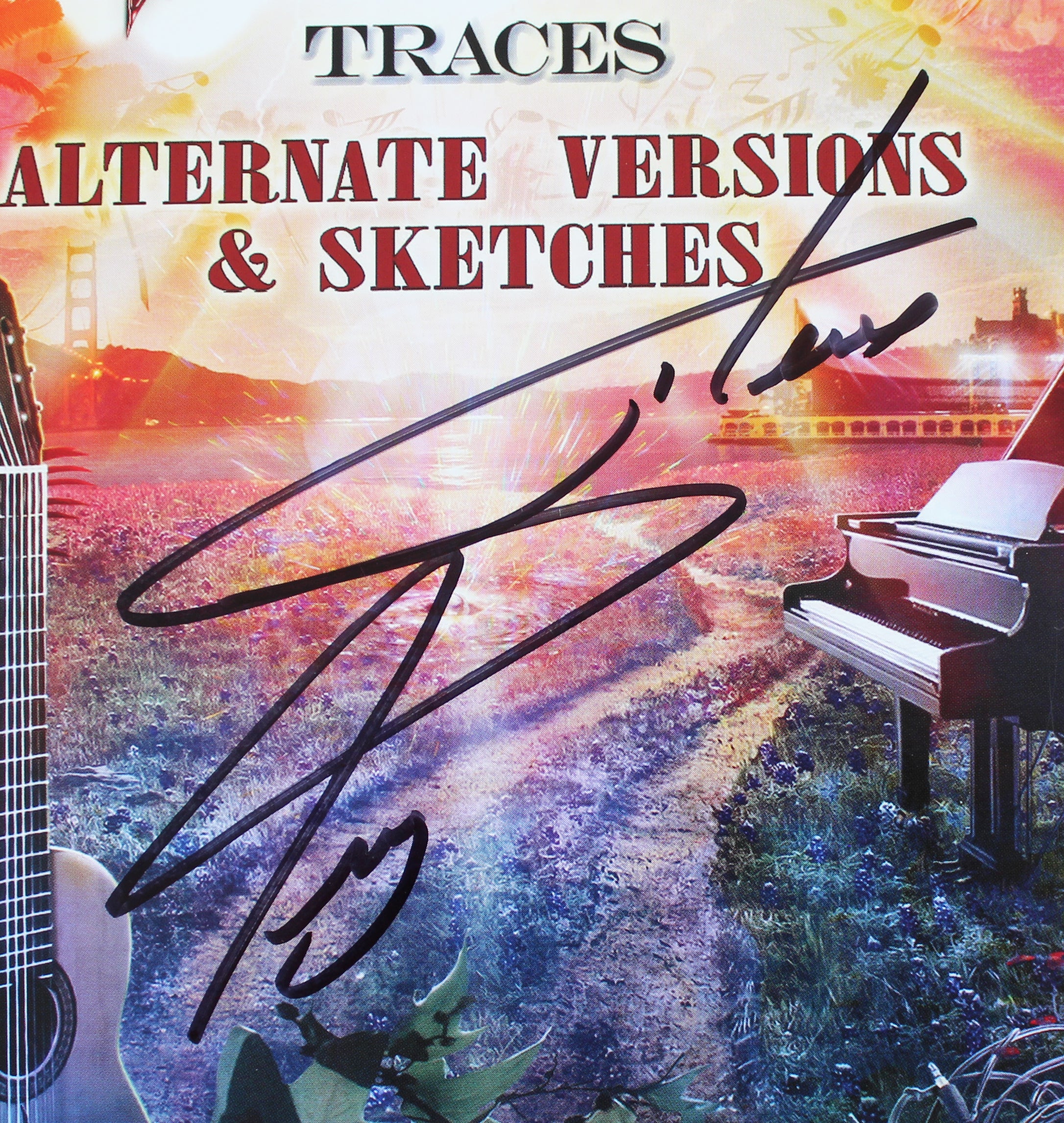 Steve Perry Signed Traces Alternate Versions & Sketches Album Cover BAS #BF88119