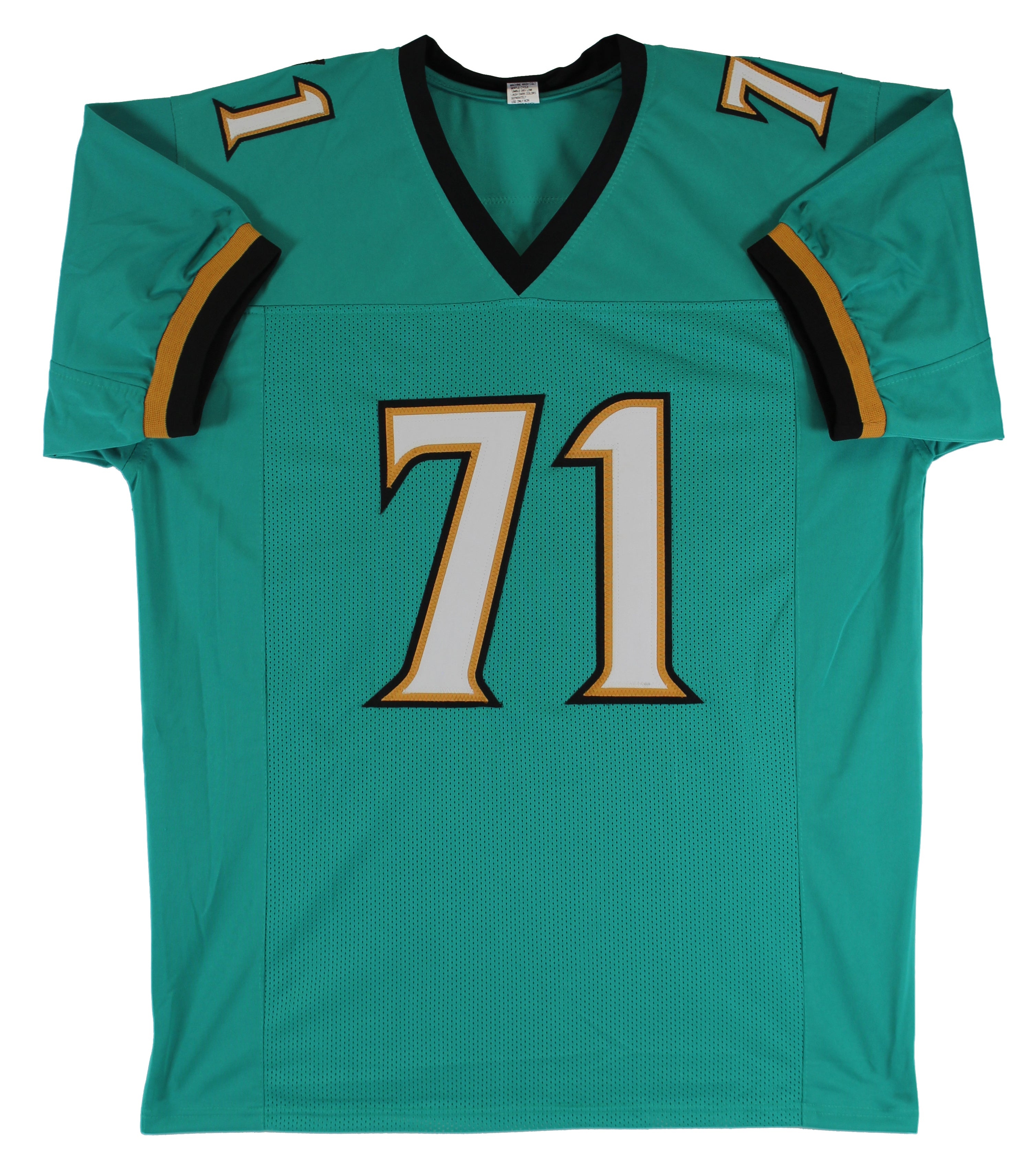 Tony Boselli Authentic Signed Teal Pro Style Jersey Autographed BAS Witnessed