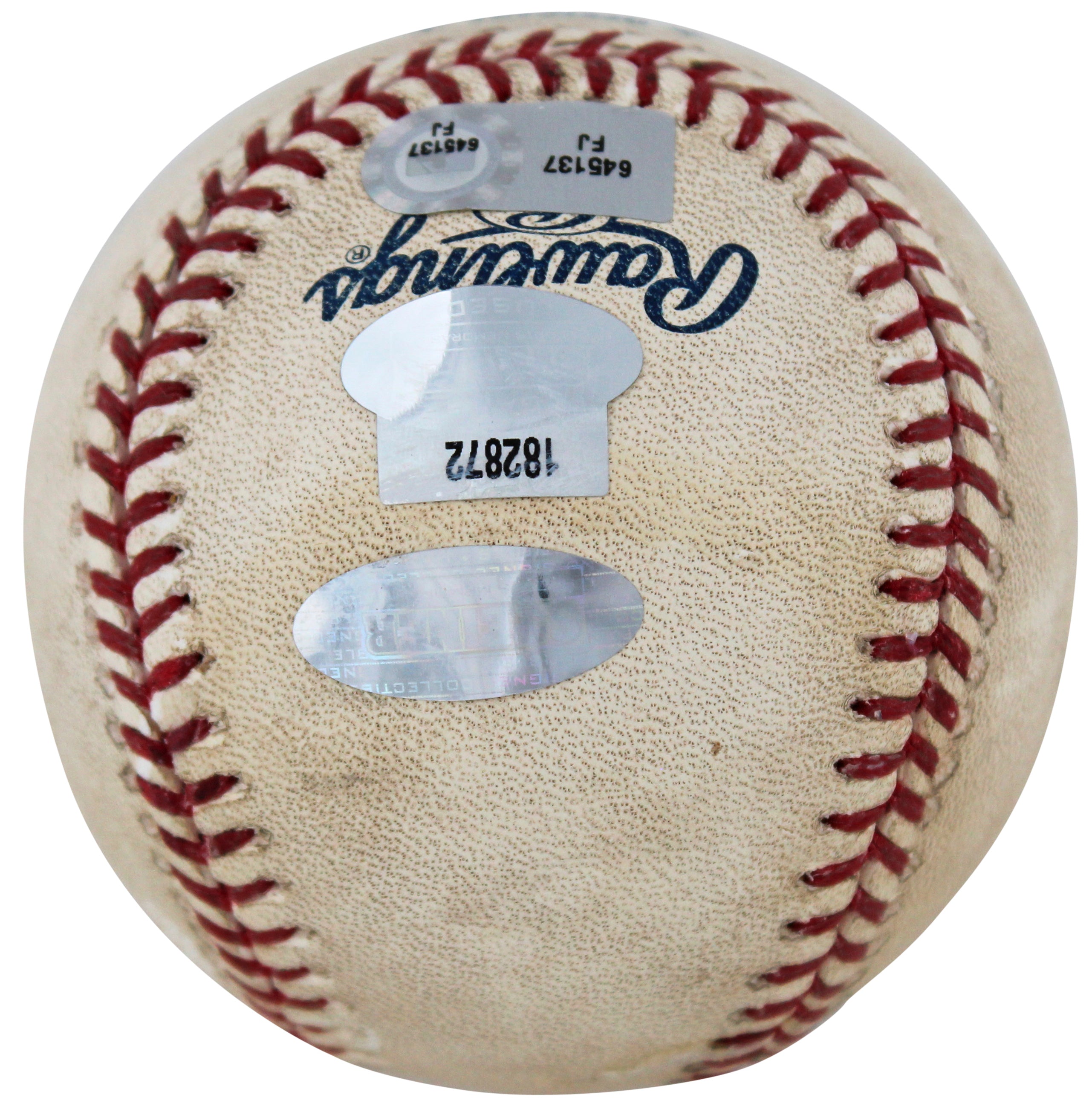 Yankees Derek Jeter "3000th Hit 7-9-11" Signed 3000th Hit Game Used Baseball MLB