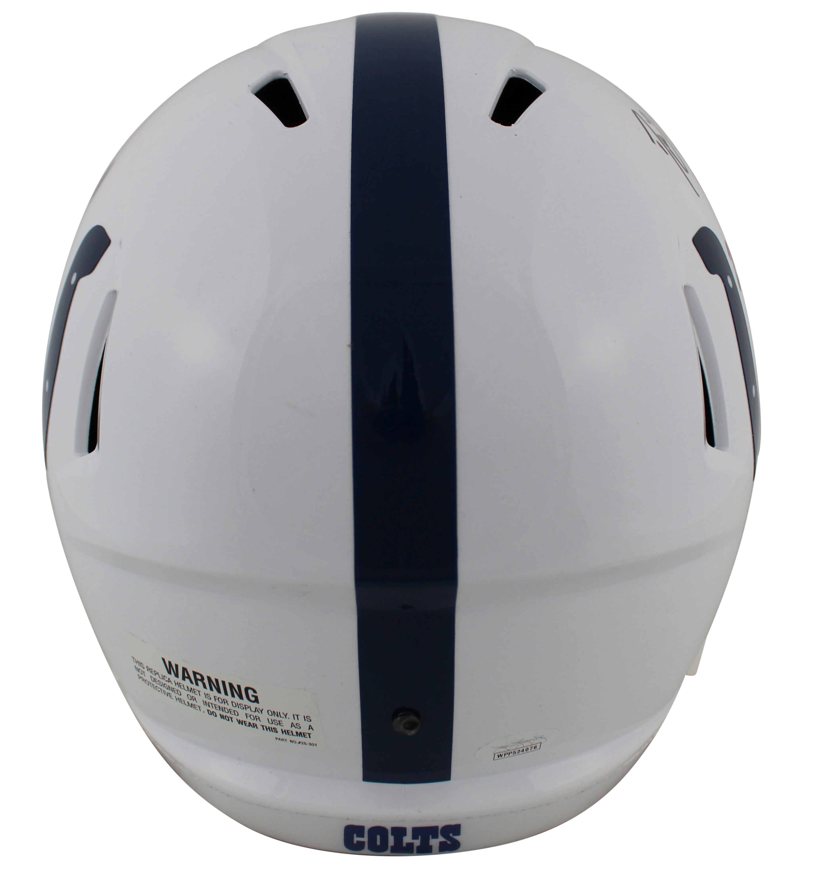 Colts Shaquille Darius Leonard "2018 DROY" Signed F/S Speed Rep Helmet JSA Wit
