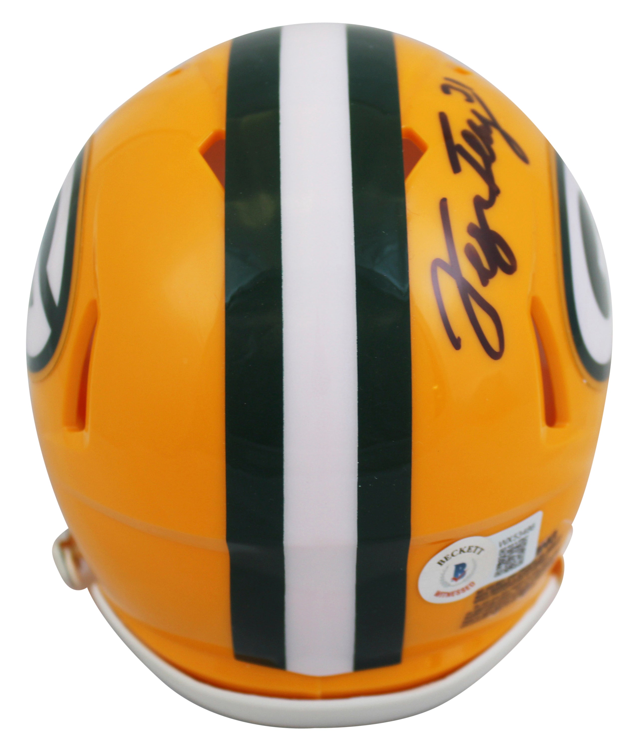Packers George Teague Authentic Signed Speed Mini Helmet Autographed BAS Witness