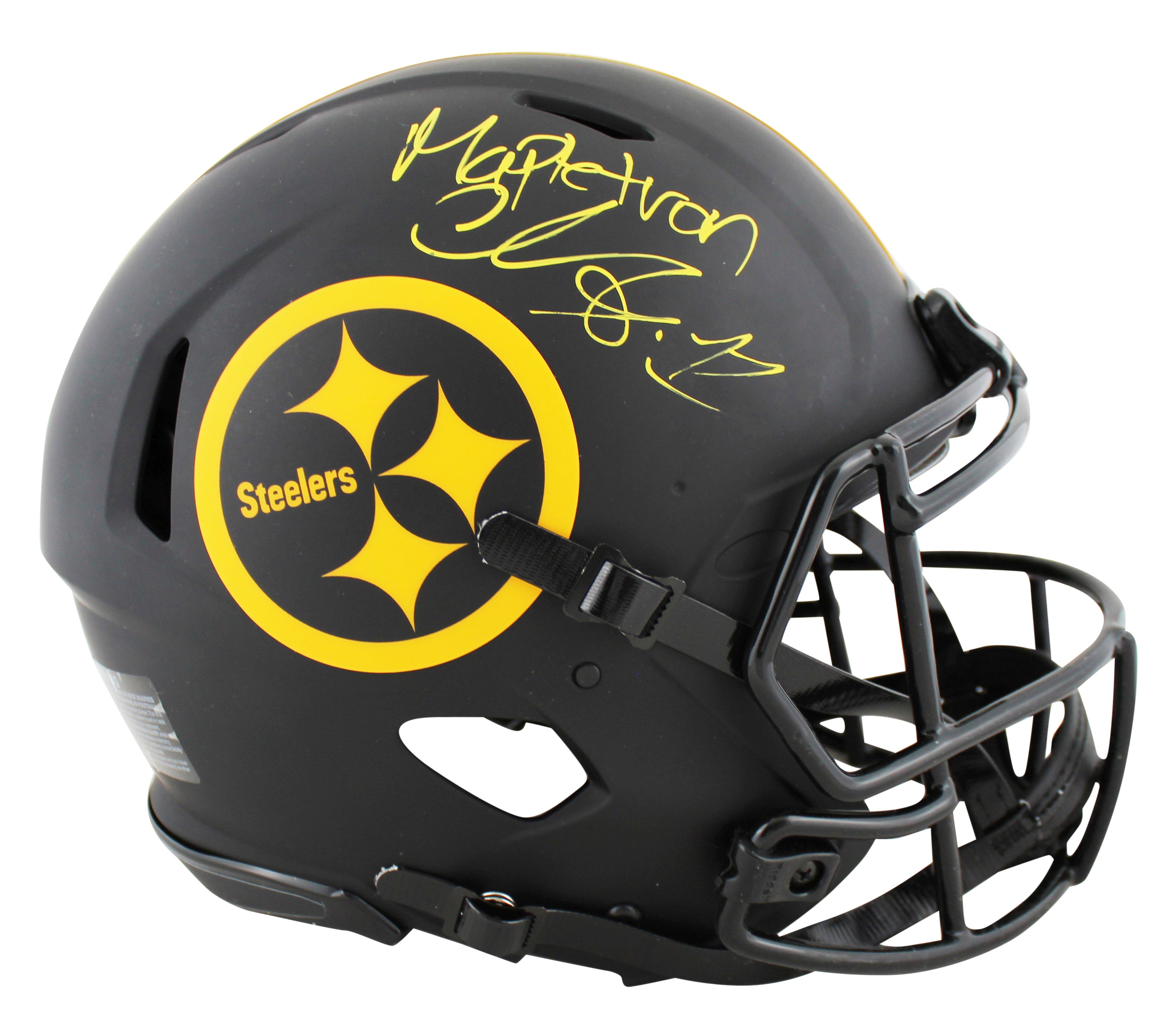 Steelers Chase Claypool "Mapletron" Signed Eclipse F/S Speed Proline Helmet BAS