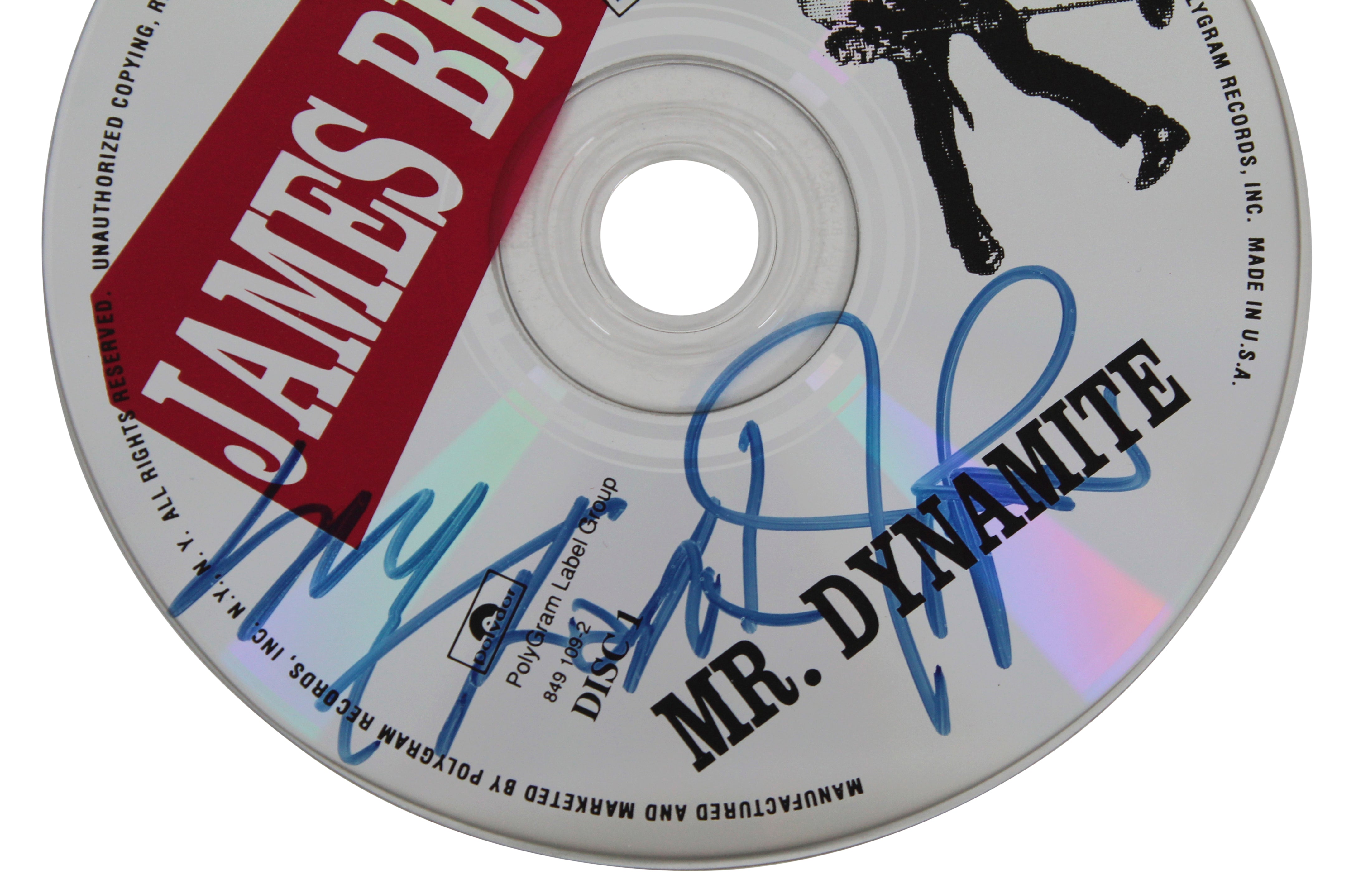 James Brown Authentic Signed Star Time Mr. Dynamite CD Autographed BAS #BL96175