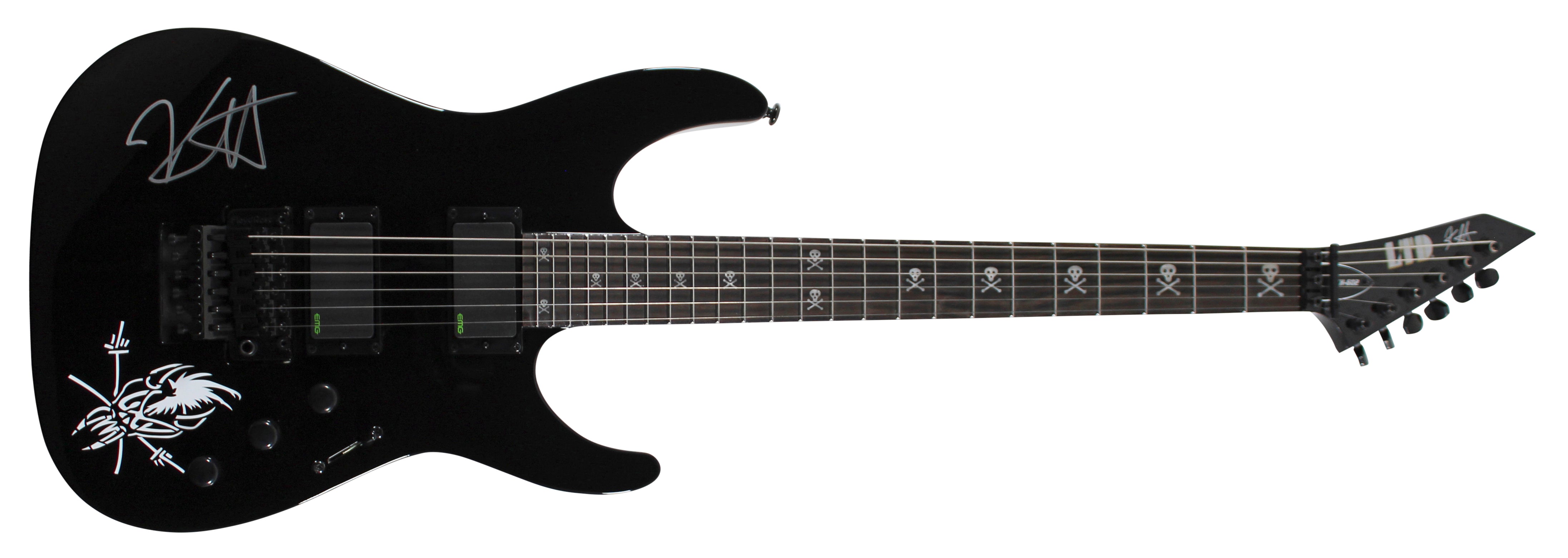 Kirk Hammett Signed EPS KH-602 Personal Model Guitar w/ Case BAS #AC26840