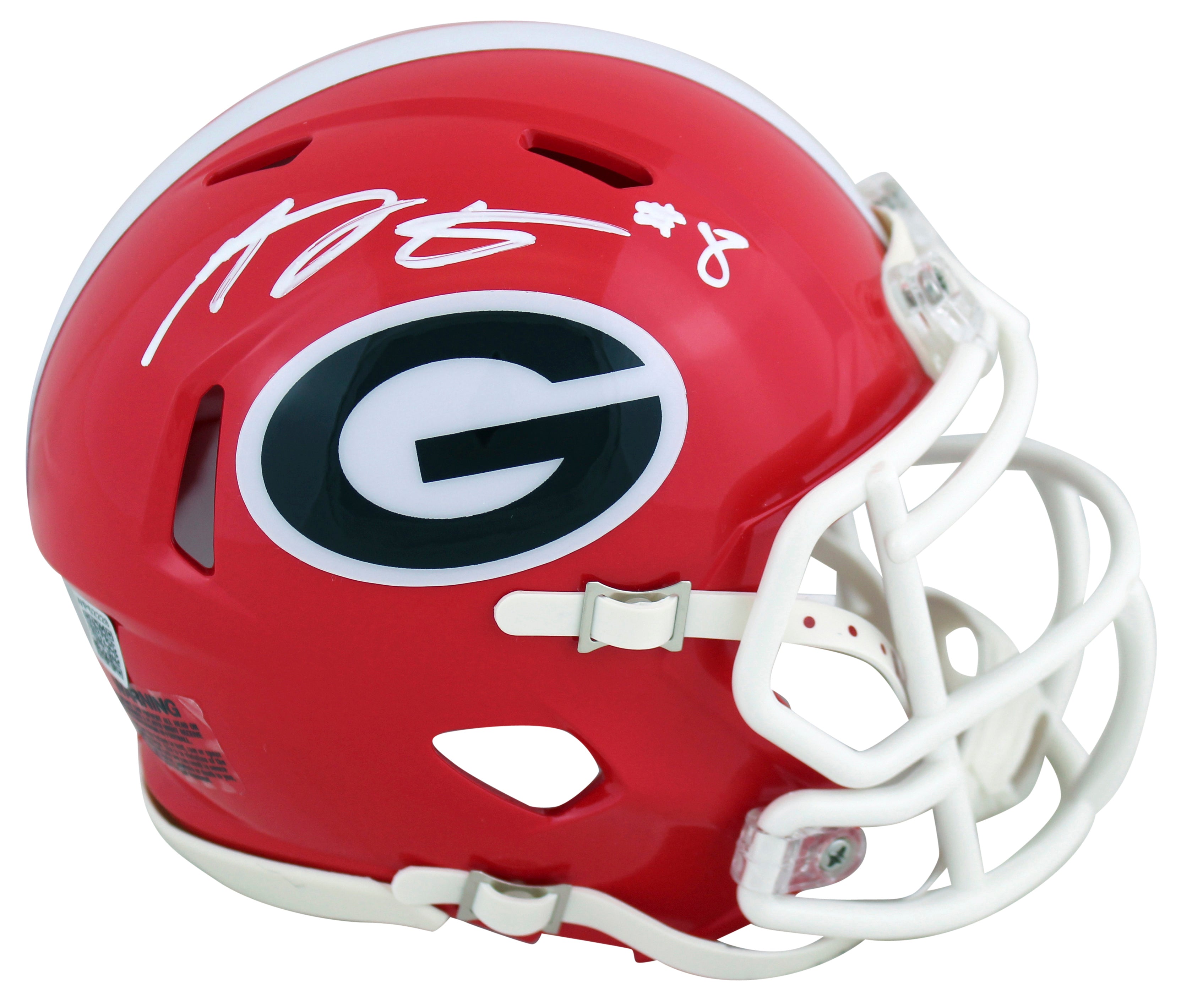 Georgia A.J. Green Authentic Signed Speed Mini Helmet Autographed BAS Witnessed