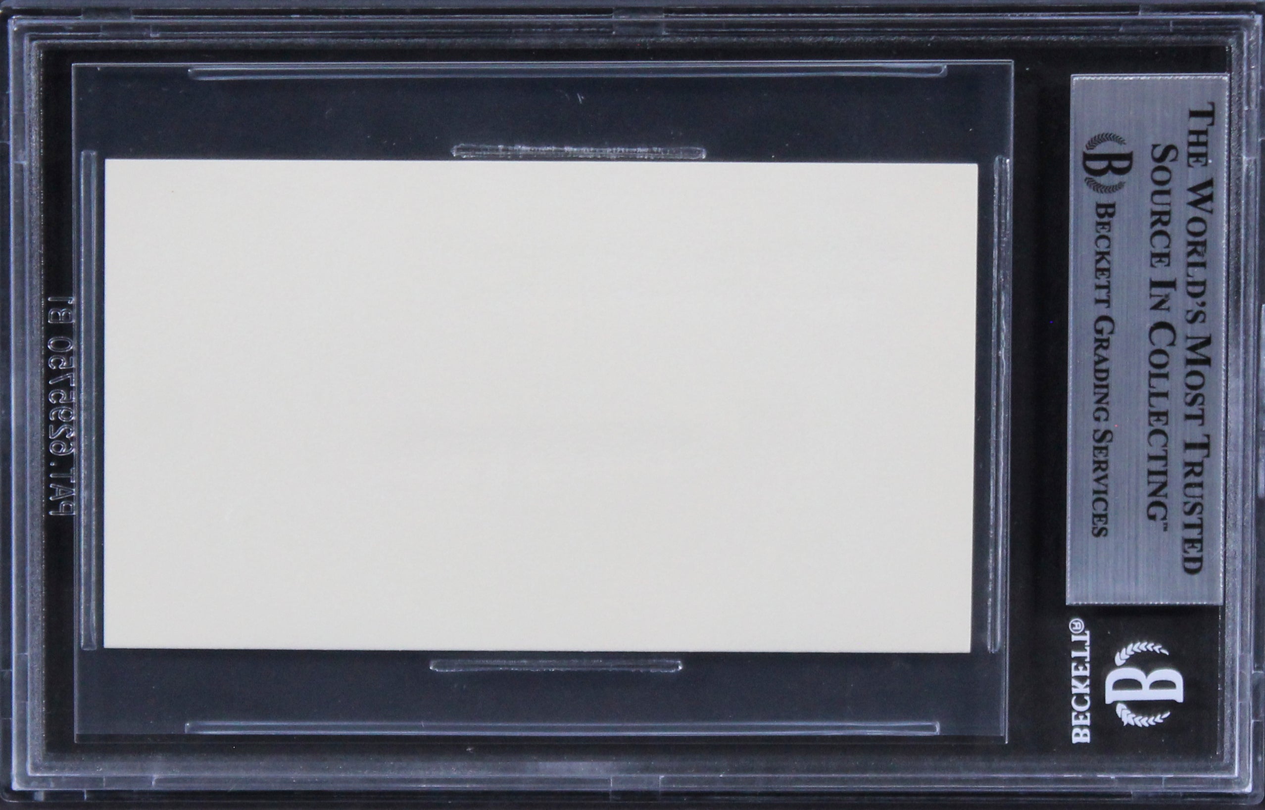 Richard Nixon Authentic Signed Business Card Autographed BAS Slabbed