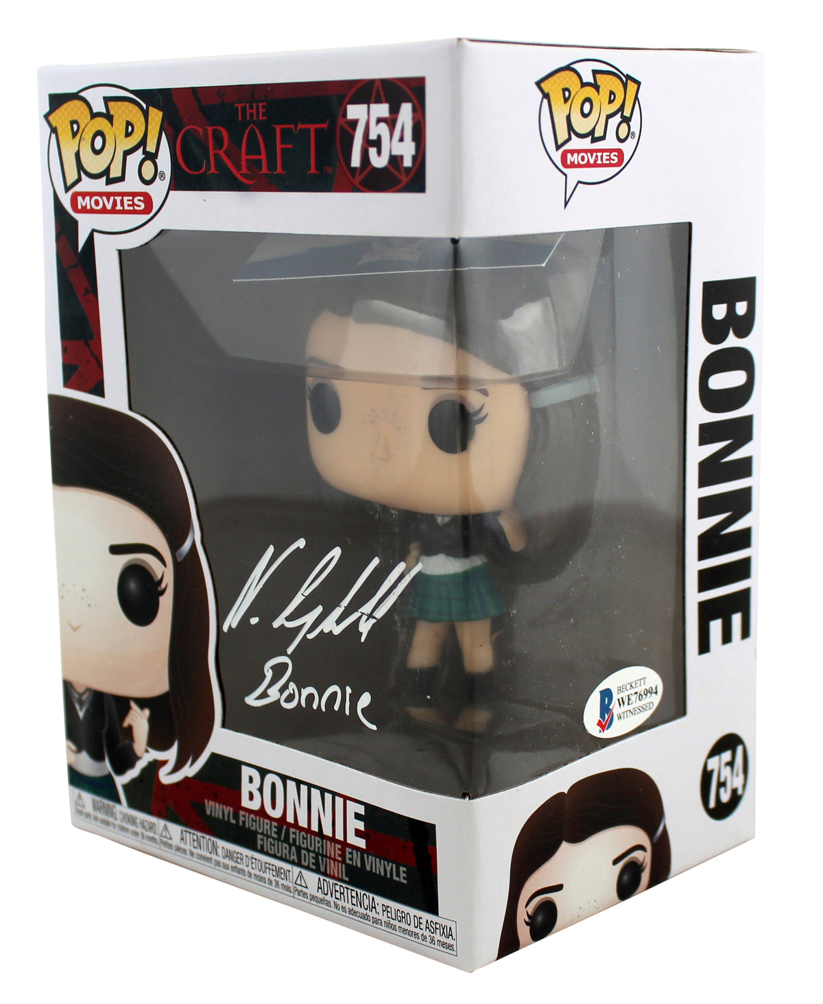 Neve Campbell The Craft Bonnie Signed #754 Funko Pop Vinyl Figure BAS #WE76994