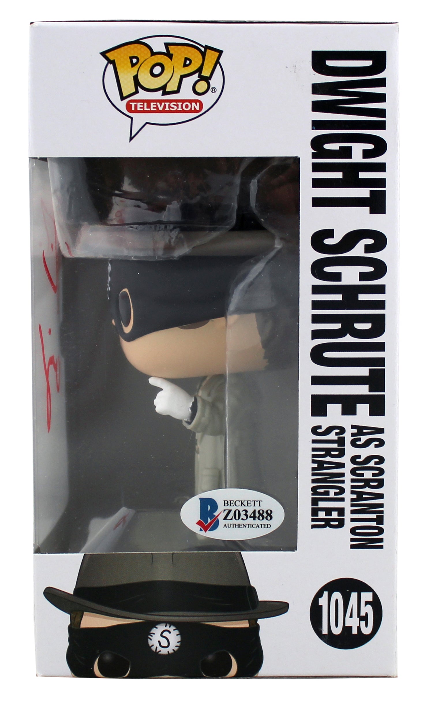 Rainn Wilson The Office Signed #1045 Funko Pop Vinyl Figure BAS #Z03488