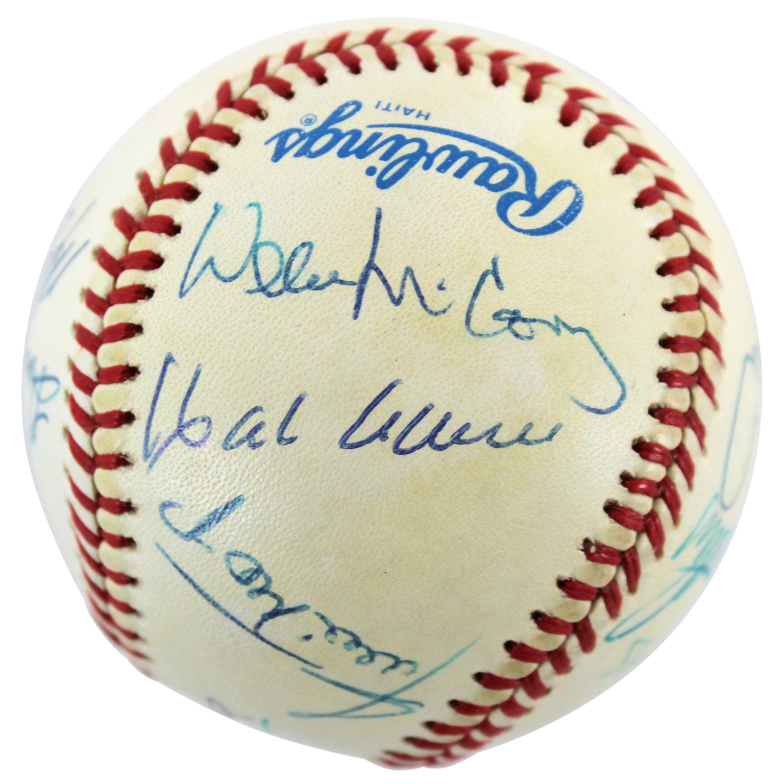 500 Home Run Club (11) Mantle, Williams, Aaron Signed Oal Baseball BAS #Z71356
