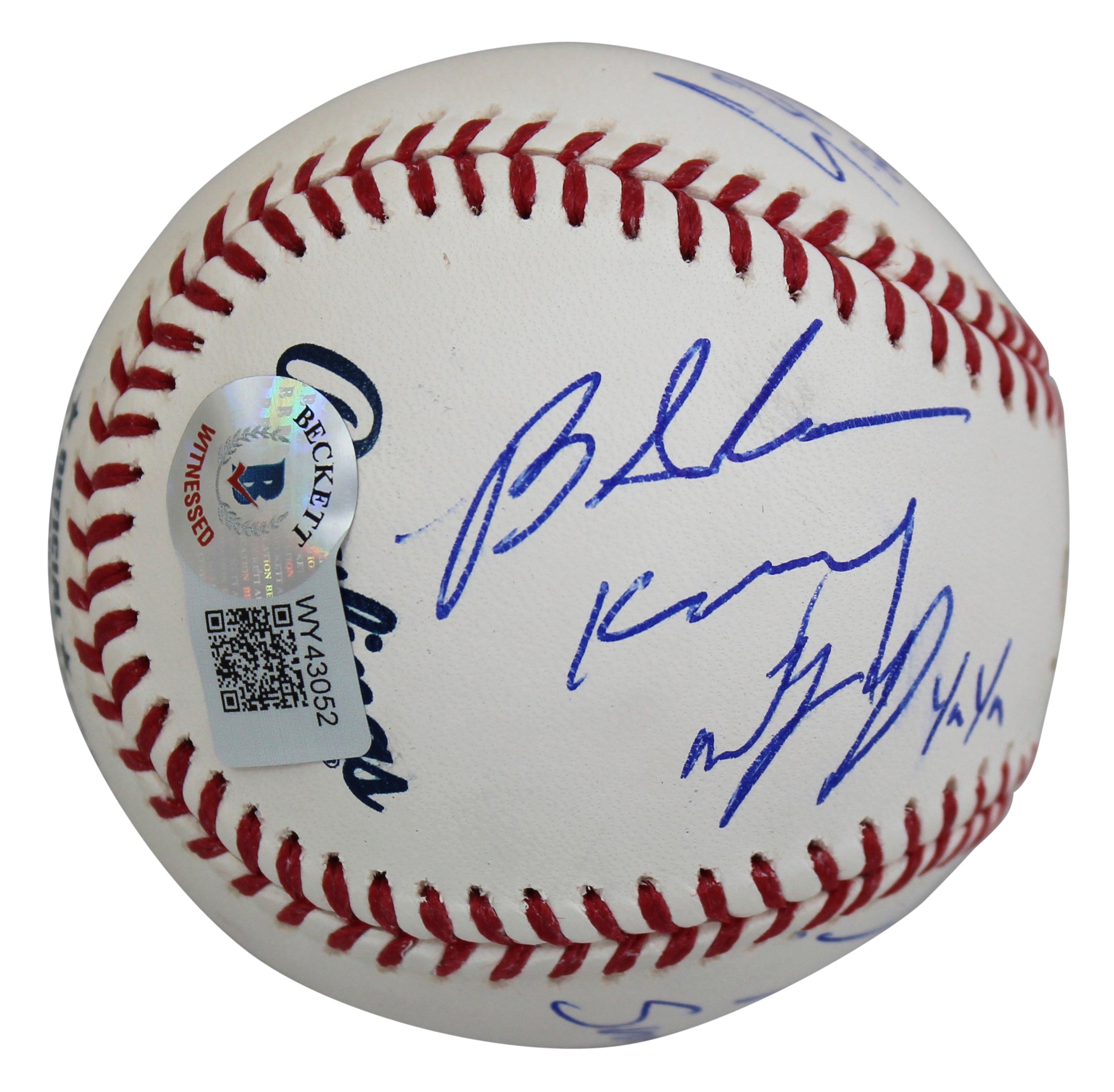 Sandlot (6) Guiry, Leopardi, +4 Signed Sandlot Baseball w/ Character Names BAS