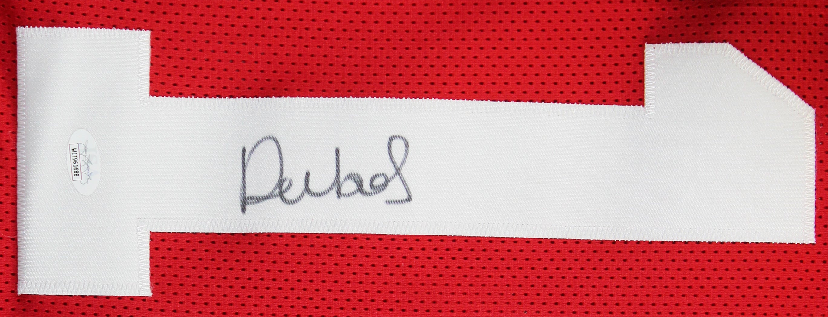 ** HOLIDAY DOORBUSTER ** Deebo Samuel Authentic Signed Red Pro Style Jersey Autographed JSA