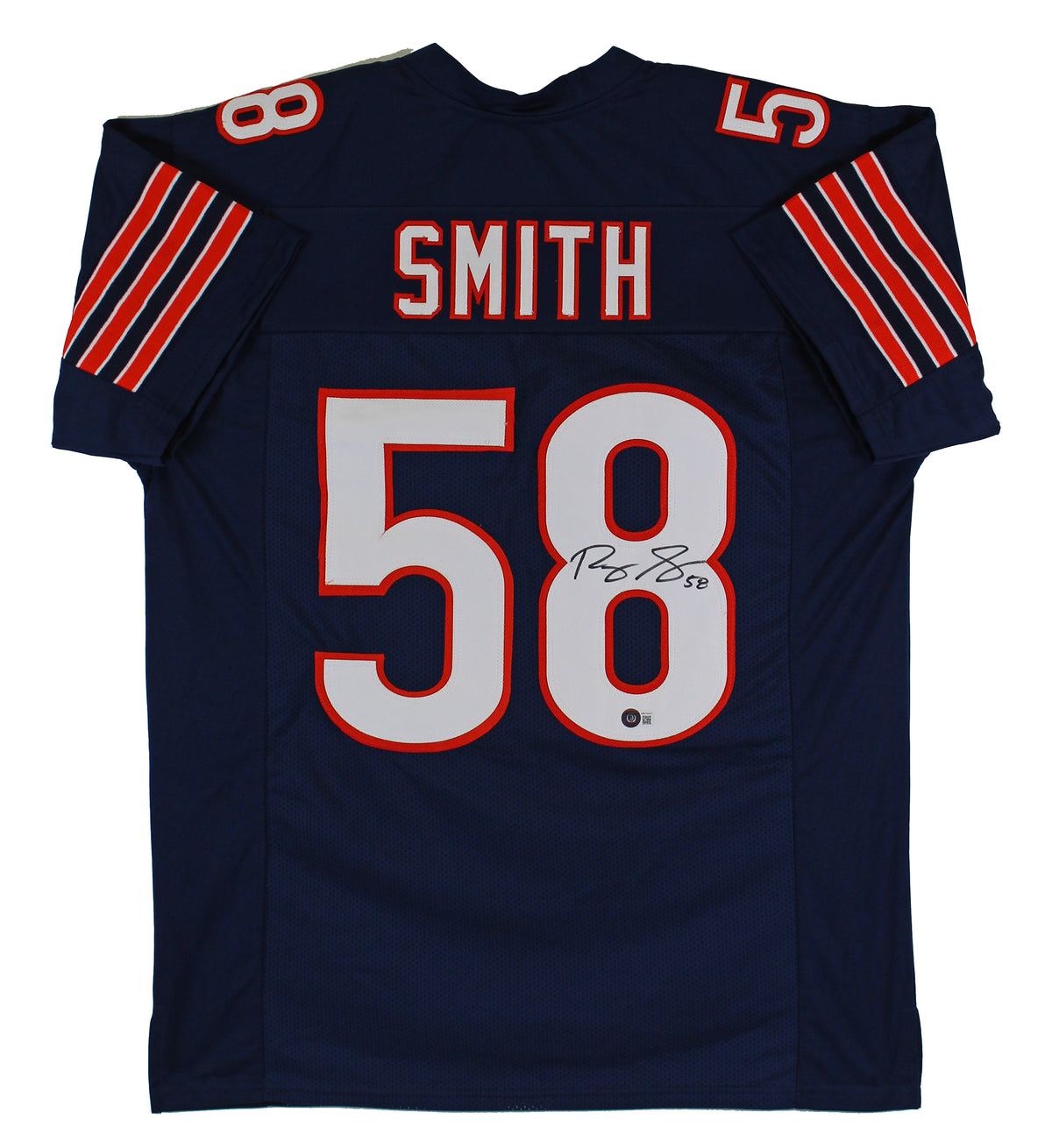 Roquan Smith Authentic Signed Navy Blue Pro Style Jersey Autographed BAS Wit