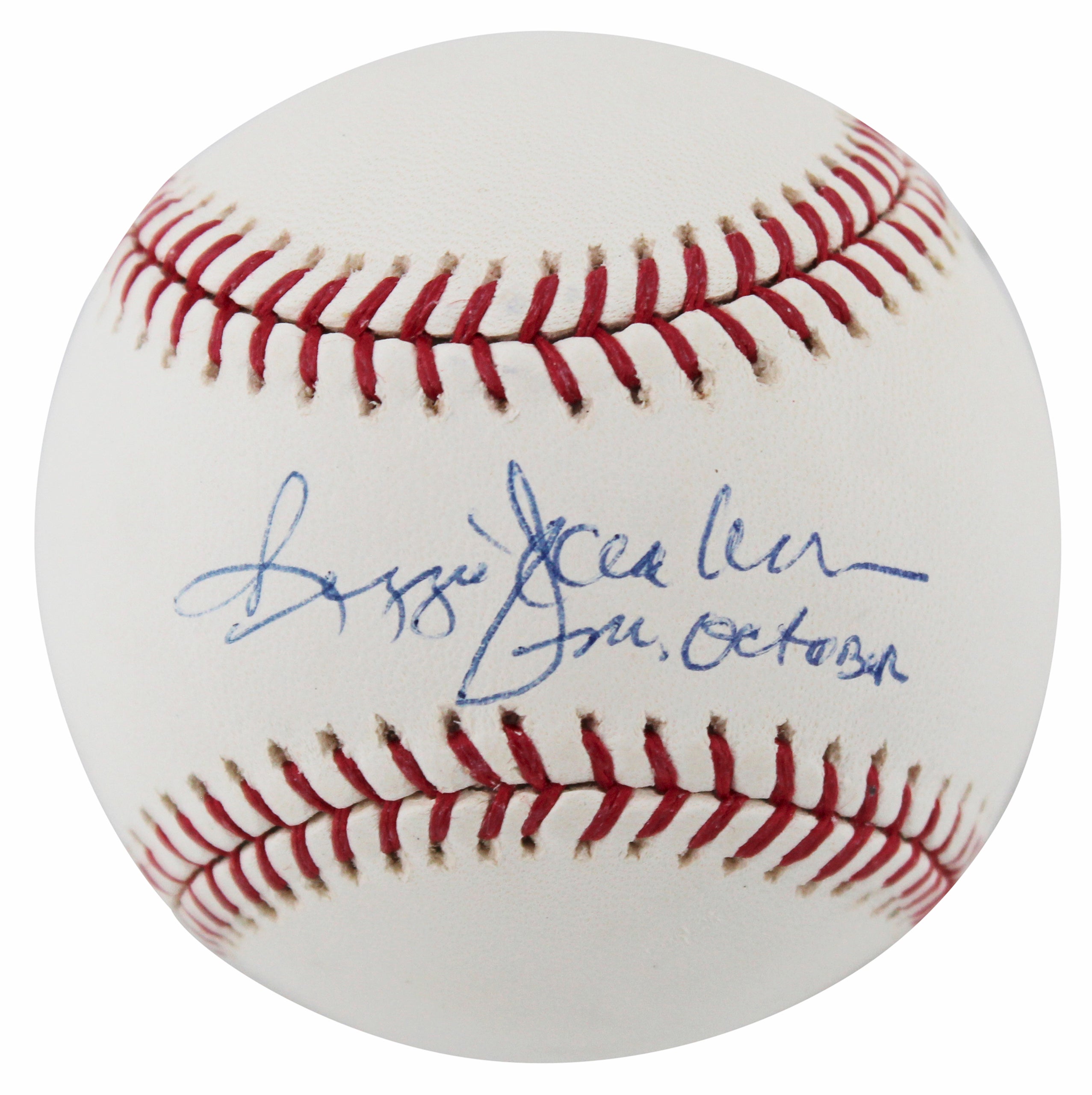 Yankees Reggie Jackson "Mr. October" Signed Oml Baseball Steiner & MLB #BB679392