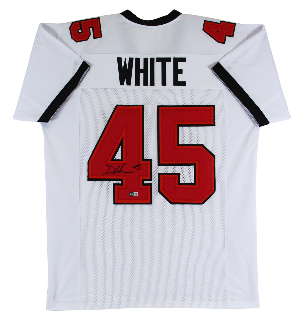 Devin White Authentic Signed White Pro Style Jersey Autographed BAS Witnessed