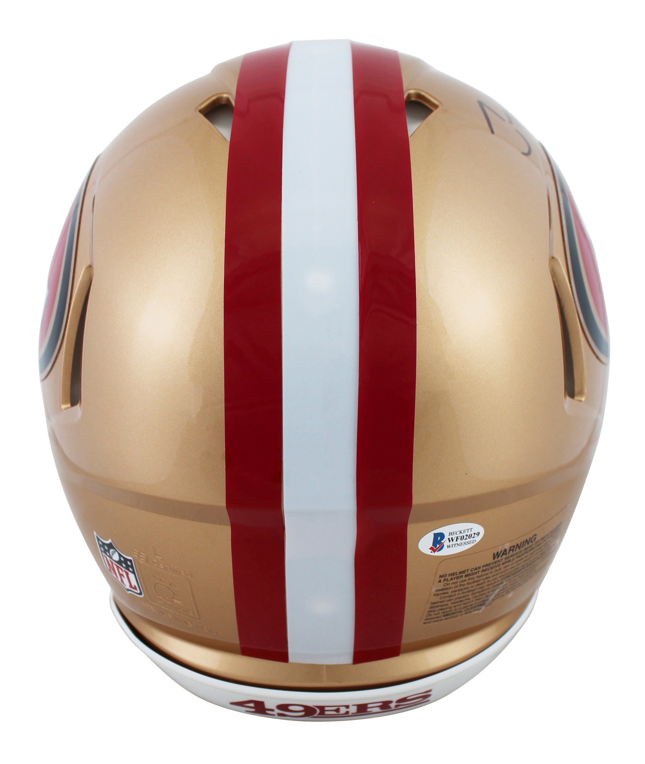 49ers Jerry Rice Authentic Signed Full Size Speed Proline Helmet BAS Witnessed