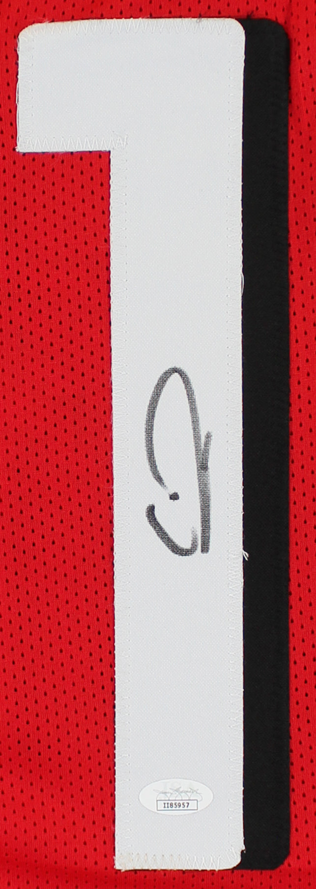 Calvin Ridley Authentic Signed Red Pro Style Jersey Autographed JSA