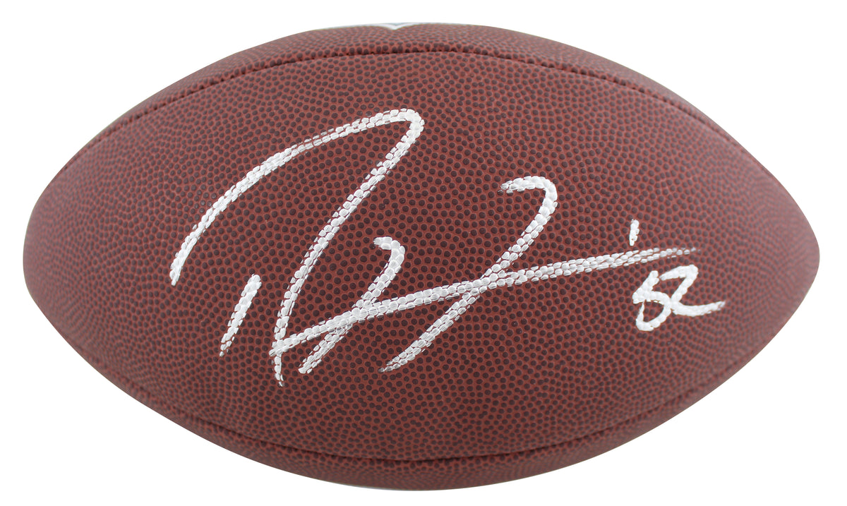Ravens Ray Lewis Authentic Signed Wilson Replica Duke Nfl Football BAS Witnessed