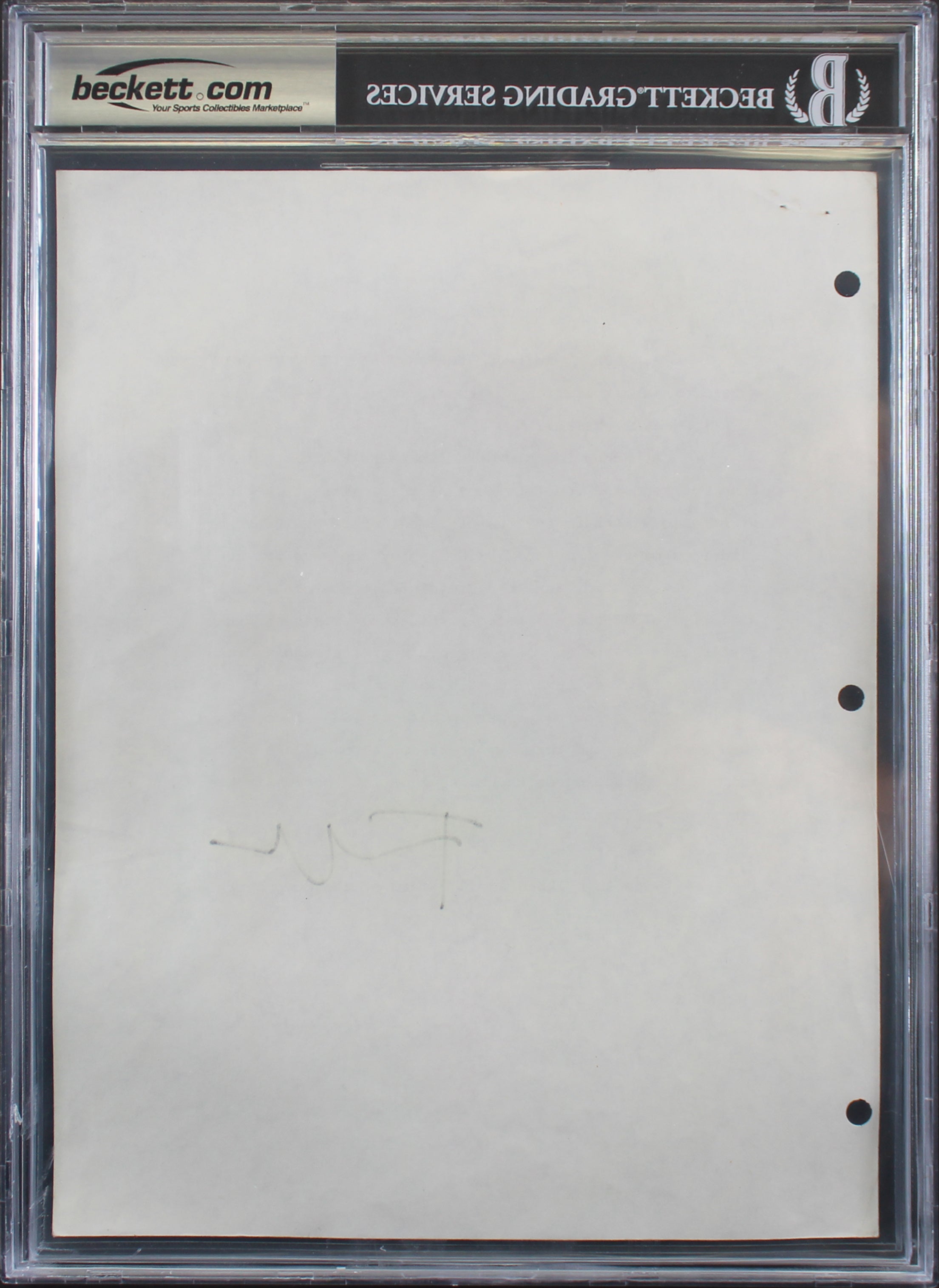 Francis Ford Coppola Authentic Signed 8.5x11 Contract Dated March 5,  1981 Auto Graded Mint 9! BAS Slabbed
