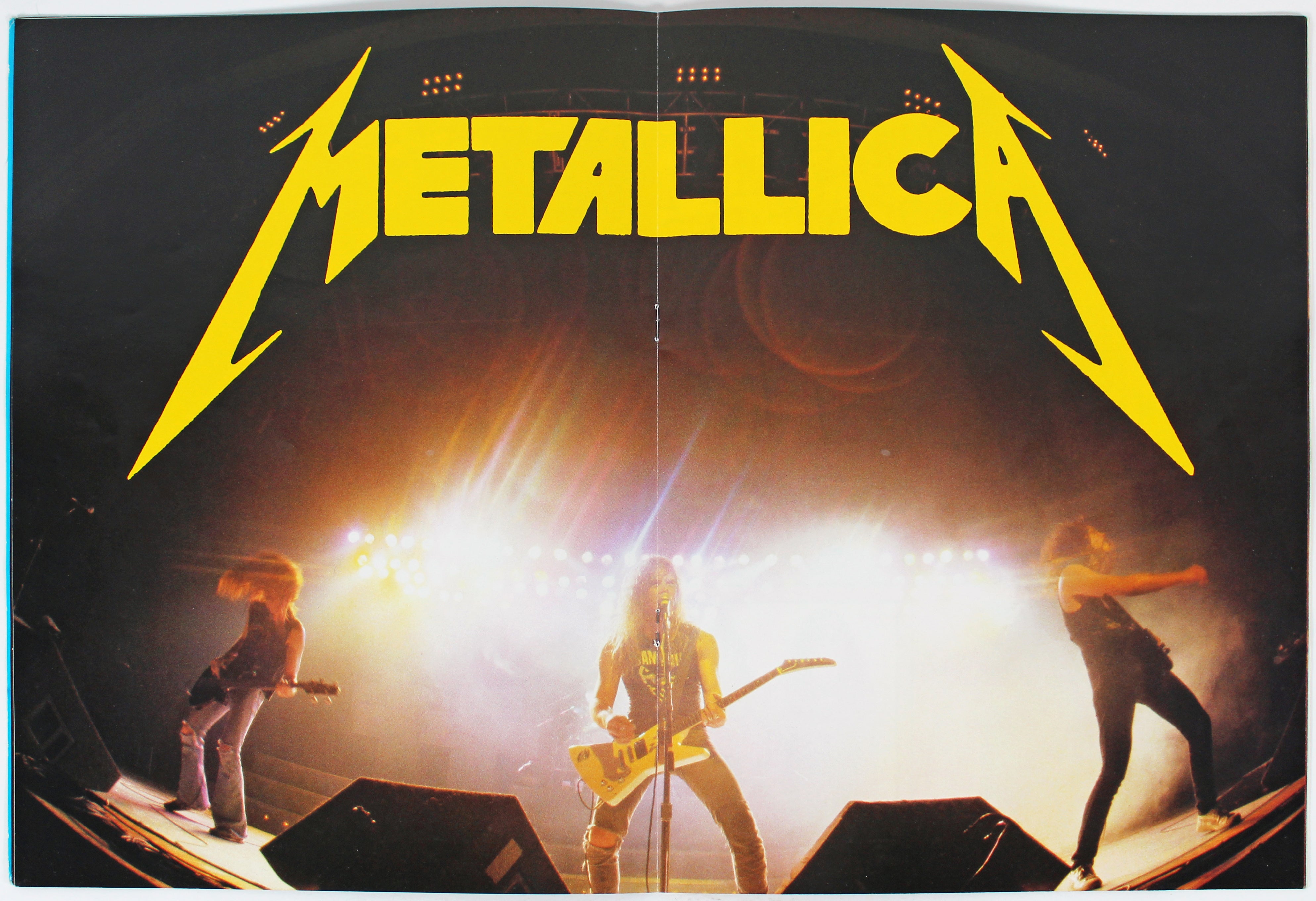 Metallica (4) Hetfield, Burton, Hammett & Ulrich Signed 1986 Tour Program BAS