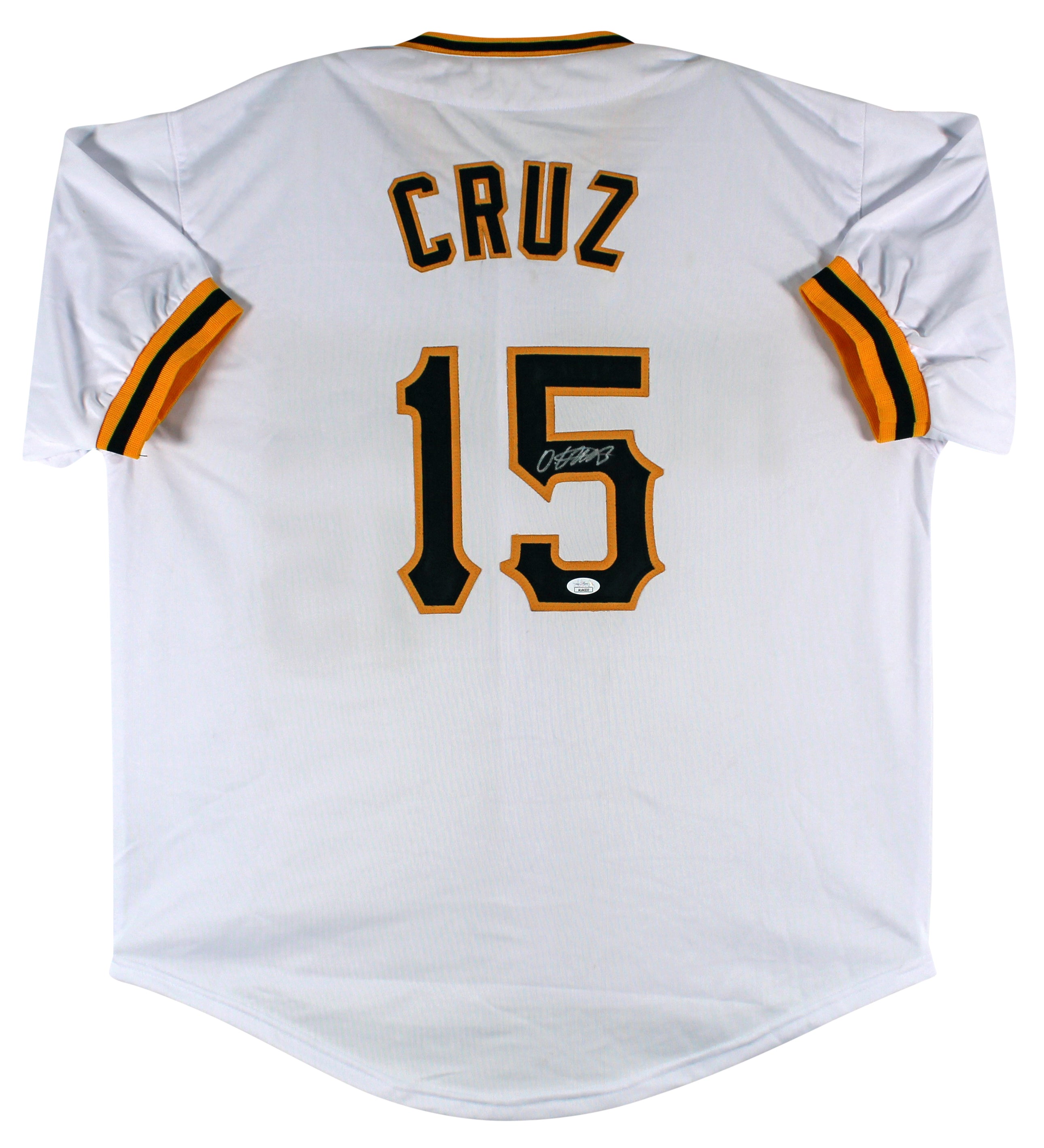 Pirates Oneil Cruz Authentic Signed White Pro Style Jersey Autographed JSA