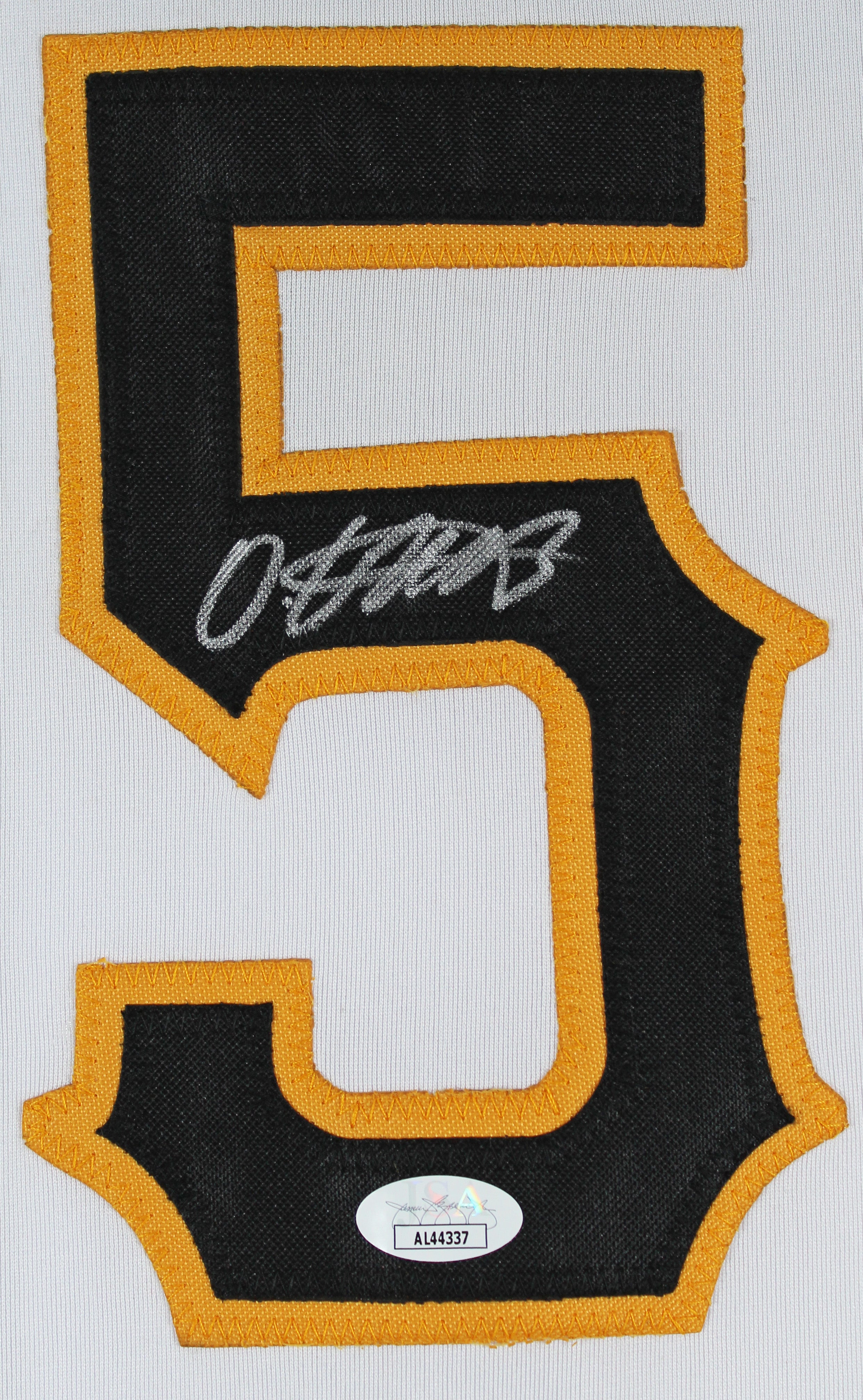 Pirates Oneil Cruz Authentic Signed White Pro Style Jersey Autographed JSA